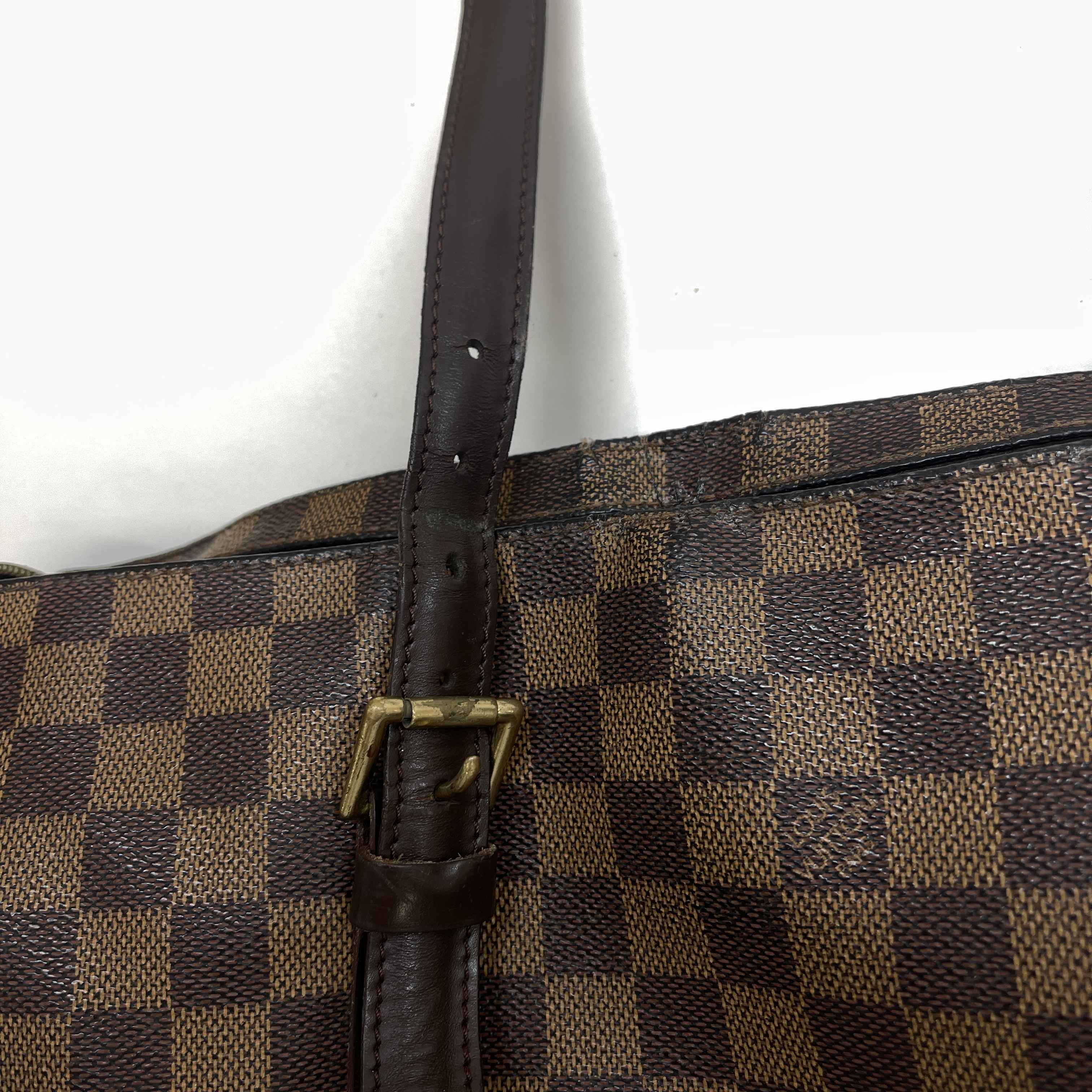 Women's Damier Ebene Chelsea Handbag Brown