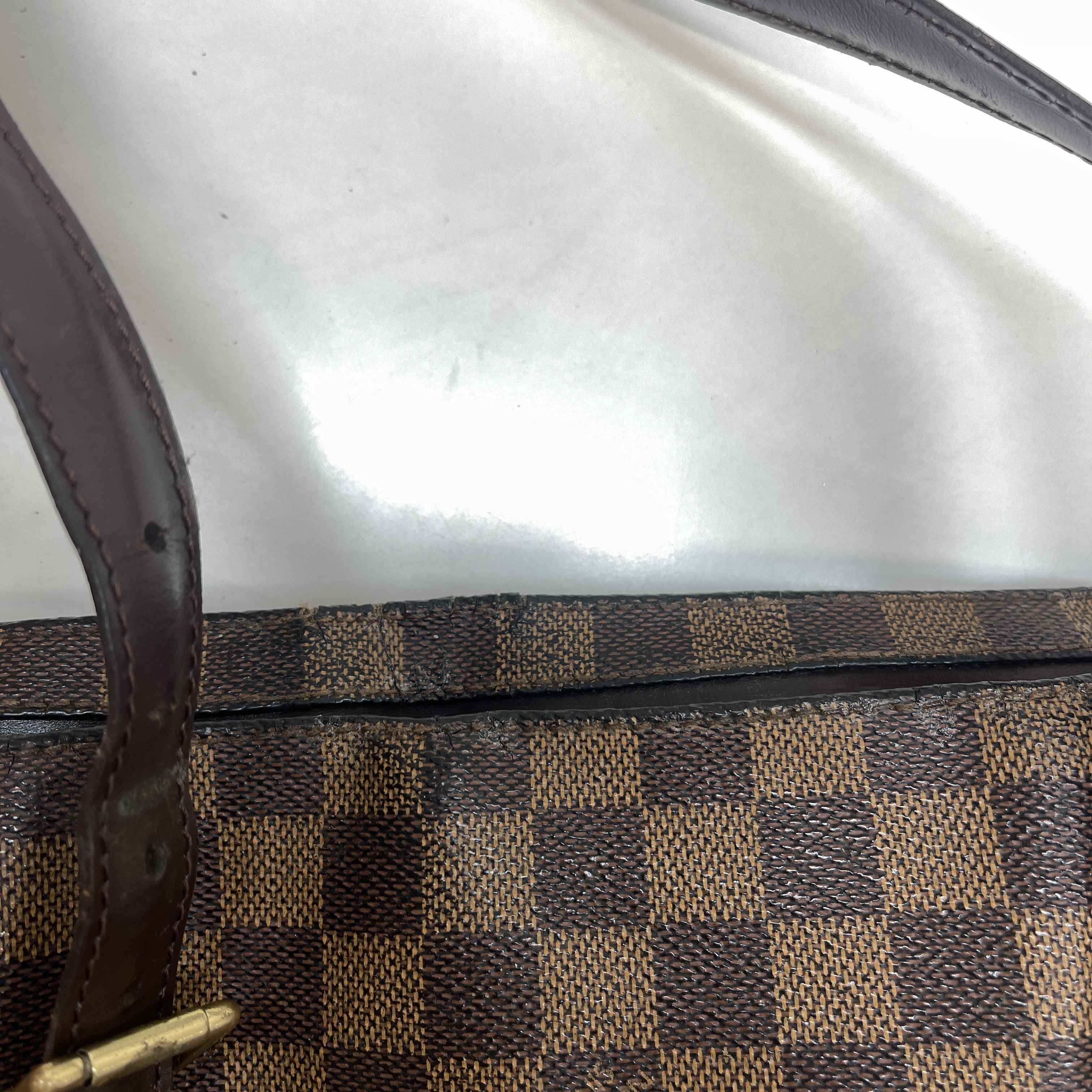 Women's Damier Ebene Chelsea Handbag Brown