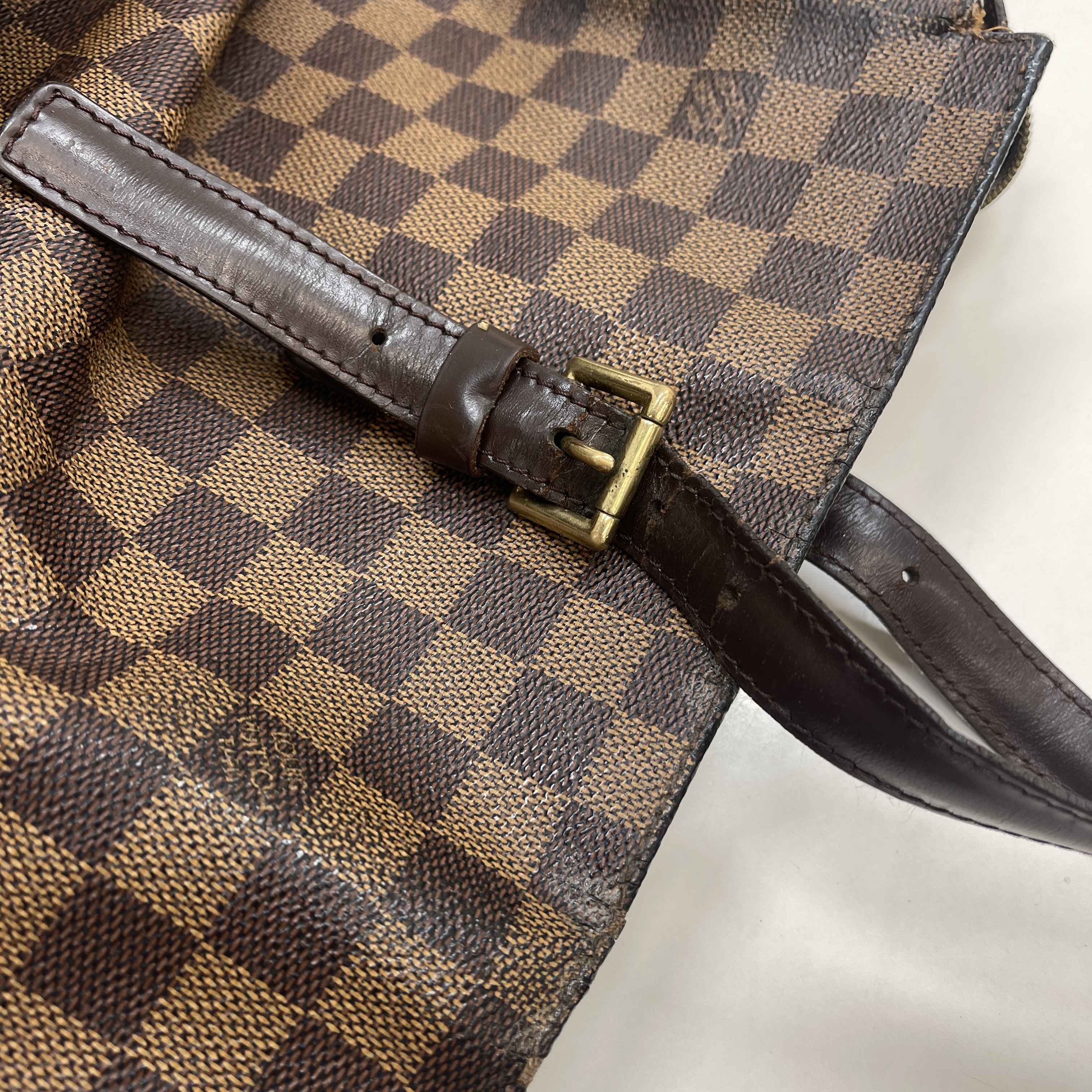 Women's Damier Ebene Chelsea Handbag Brown