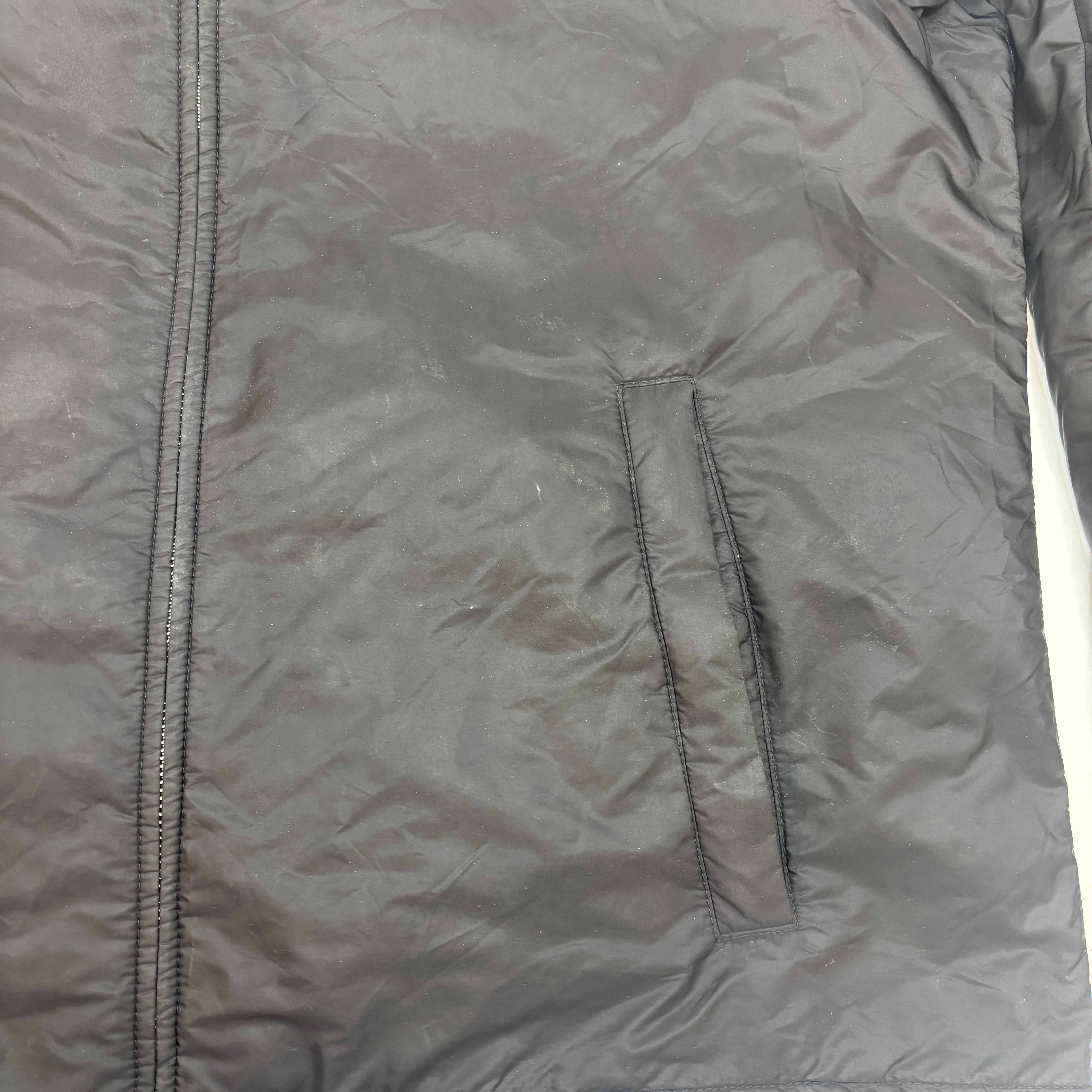 Men's Plaque Logo Re-Nylon Jacket Black Size IT 50 / L