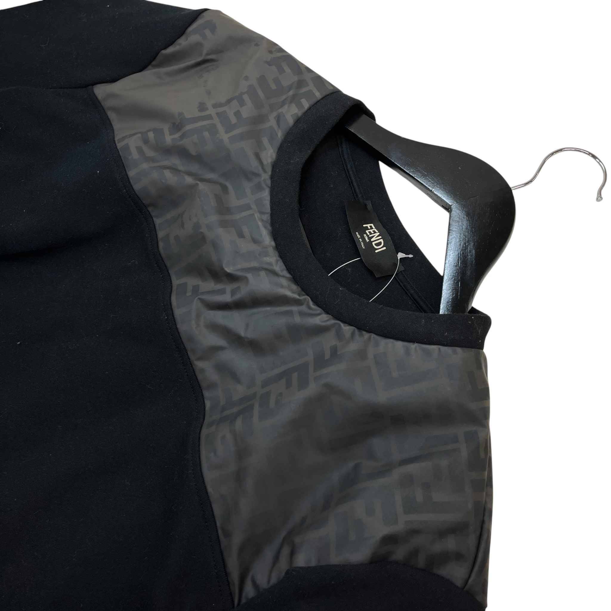 Men's Ff Zucca Sweatshirt Black Size L