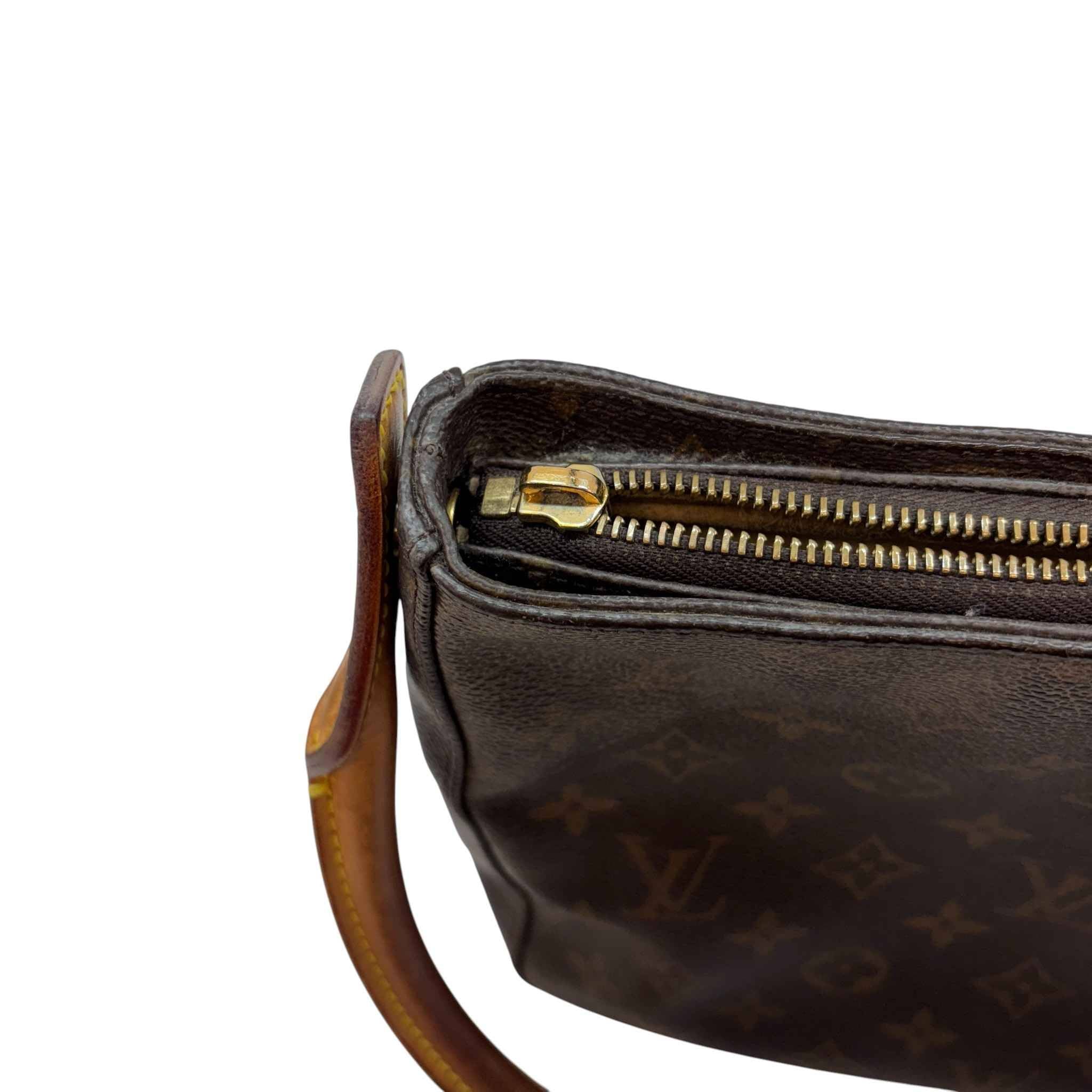 Women's Monogram Looping Mm Shoulder Bag Brown