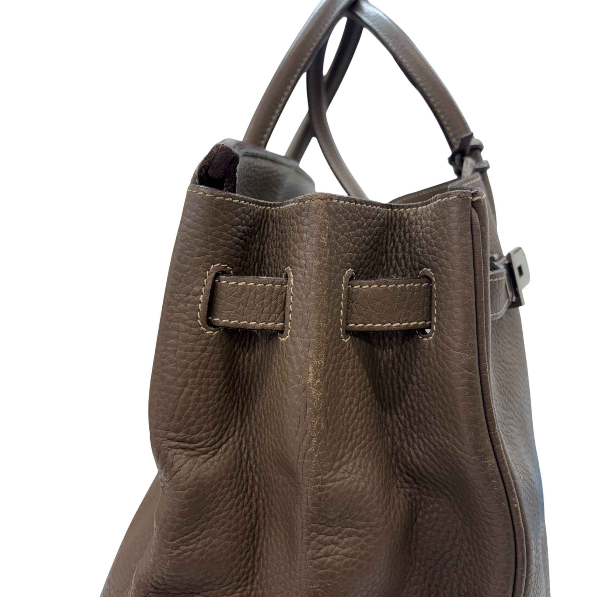 Women's Birkin 35 Clemence Etoupe Bag Brown