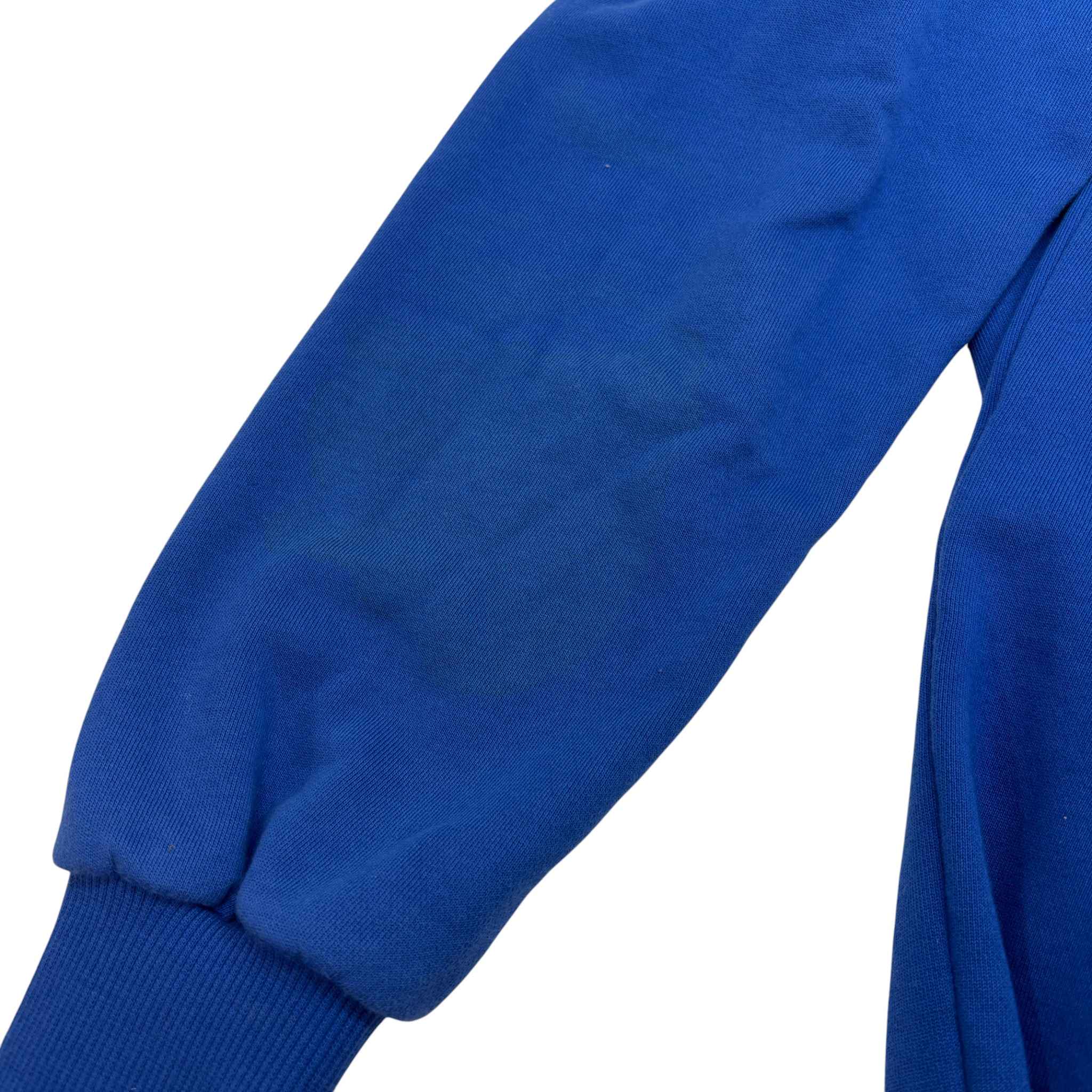 Men's Hood Logo Hoodie Blue Size XS