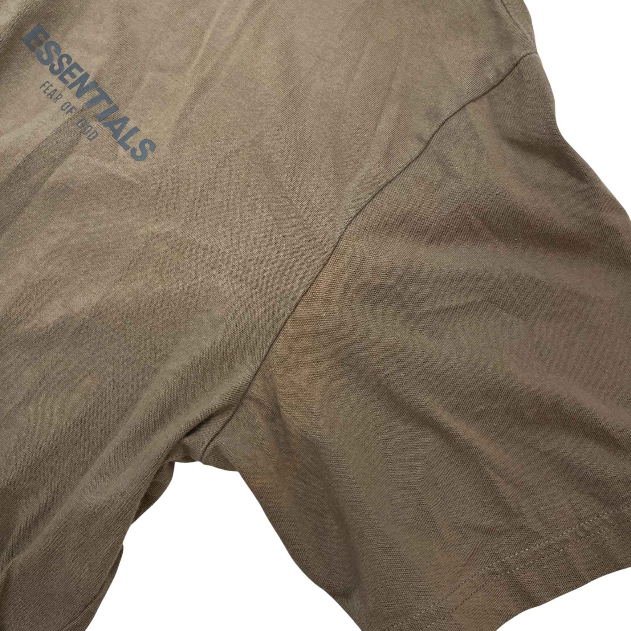 Men's Fear Of God T-Shirt Khaki Size S