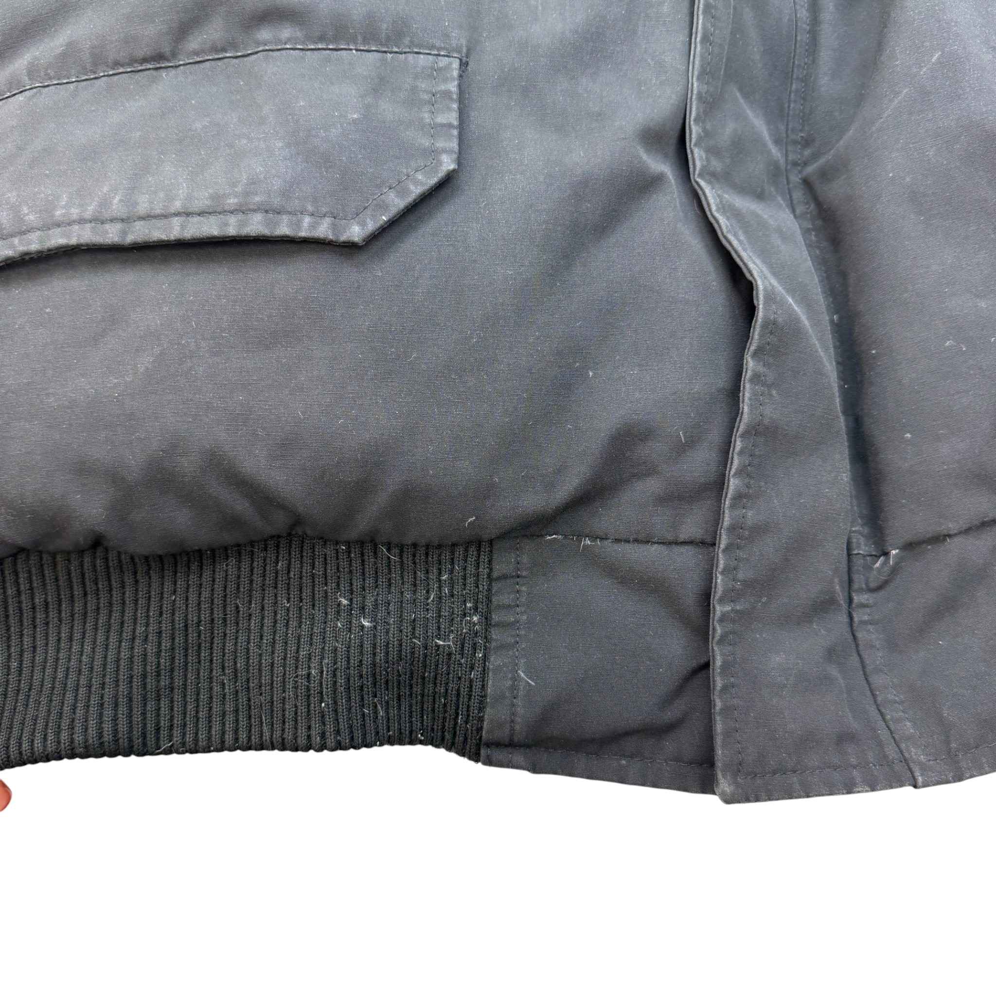 Men's Chilliwack Bomber Down Jacket Black Size XXL