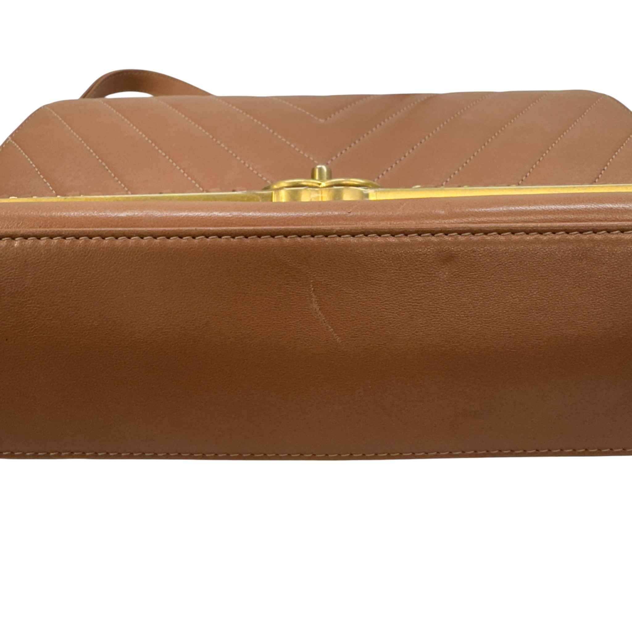 Women's Chevron Cc Top Handle Bag Pink