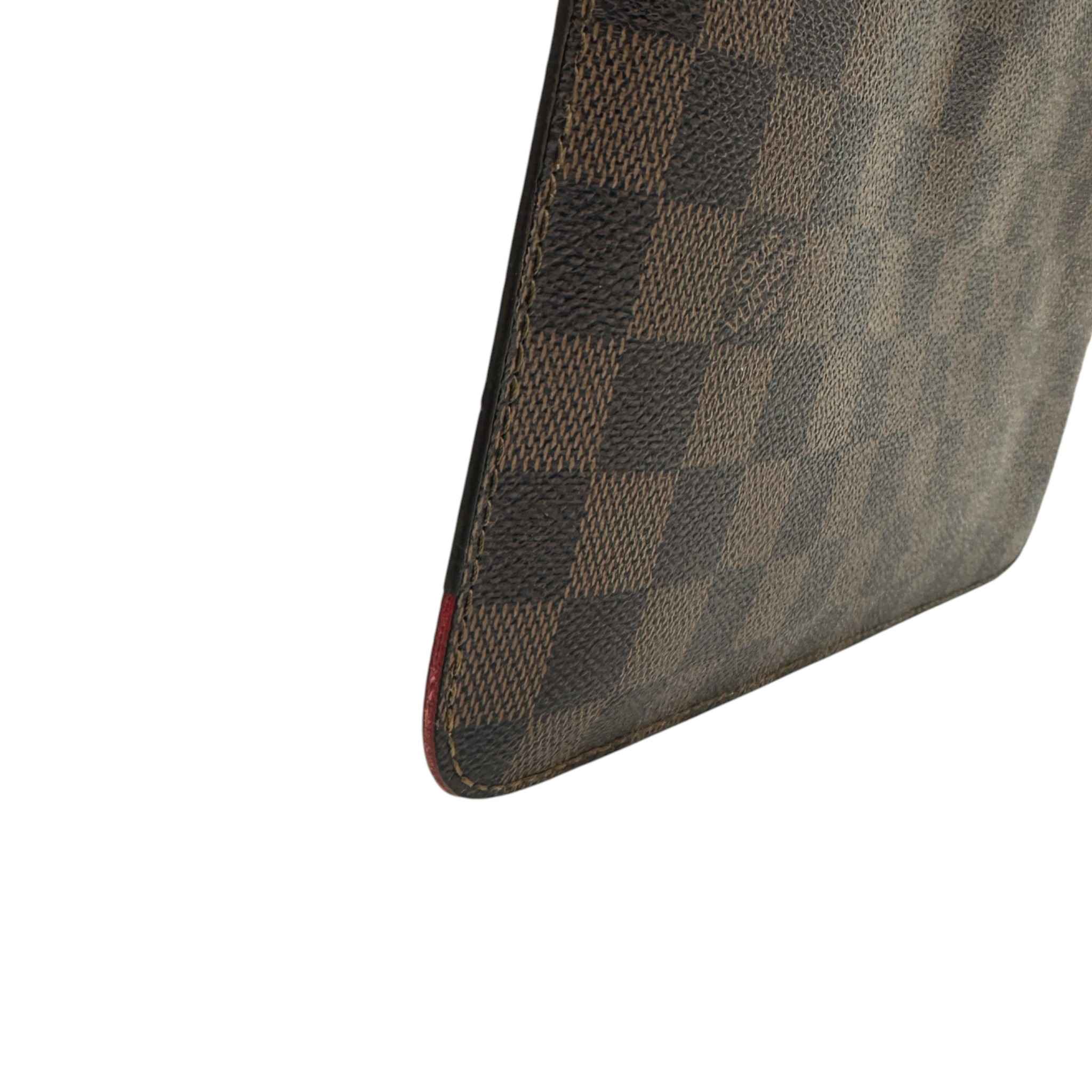 Women's Damier Ebene Pochette Pouch Brown