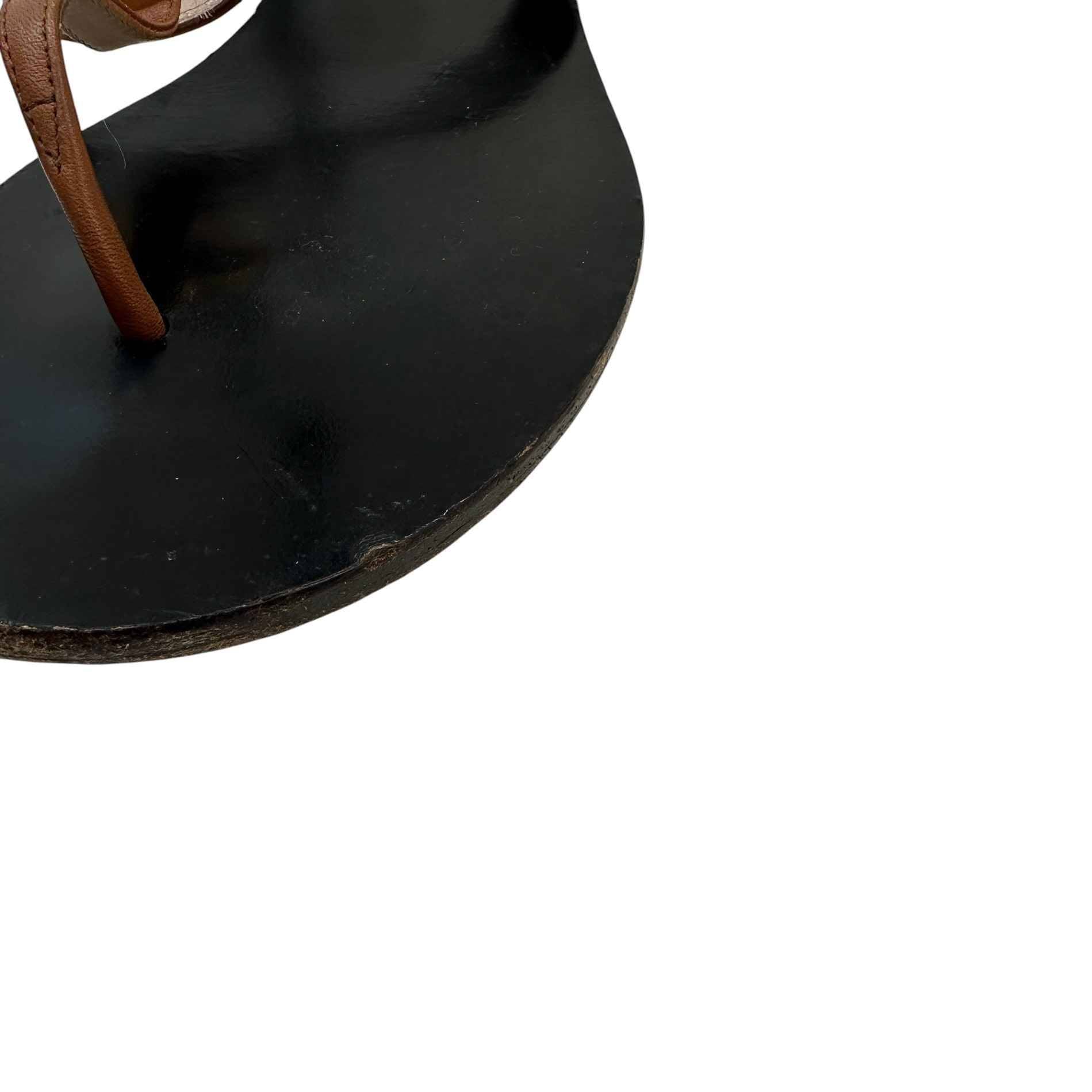 Women's Gg Thong Sandals Brown Size EU 38.5 / UK 5.5