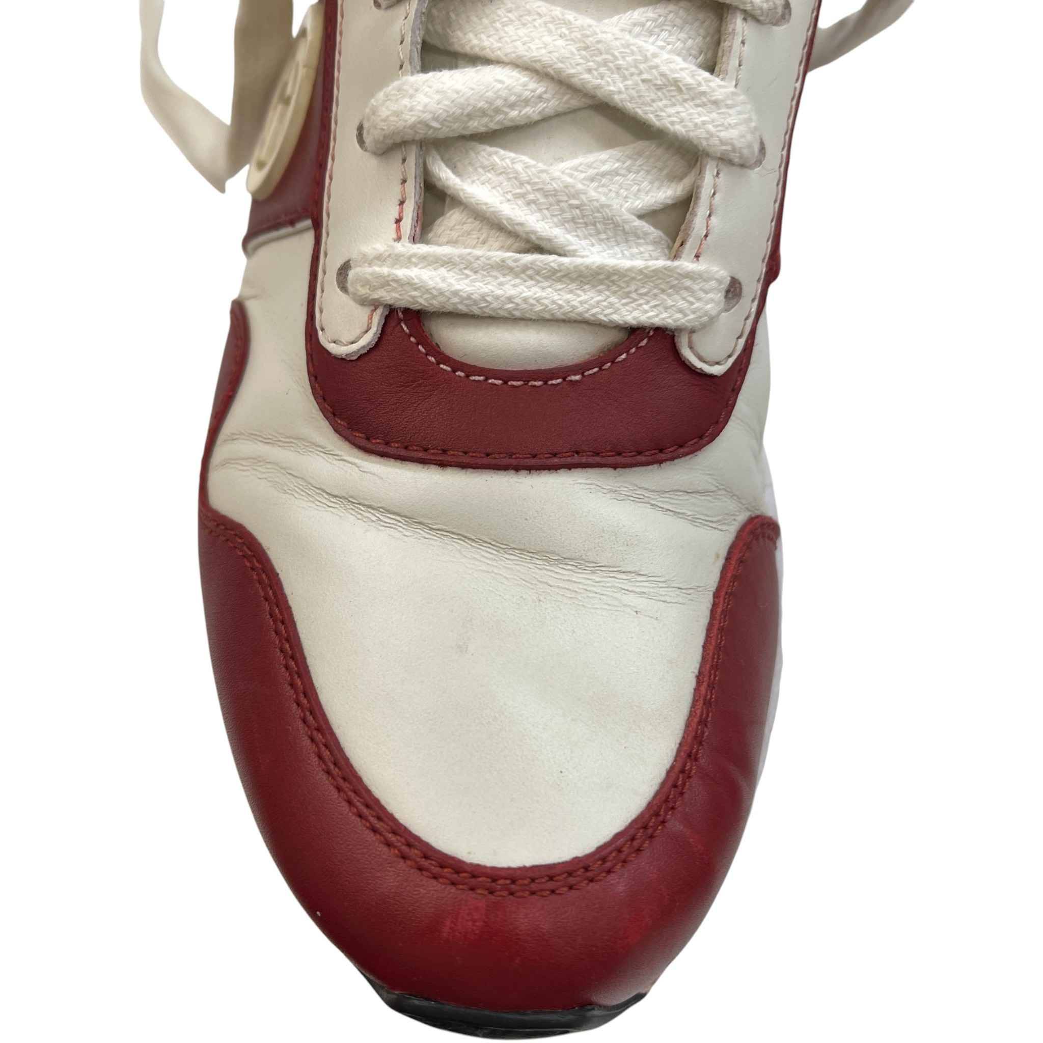 Women's Logo Low Trainers Red Size EU 36 / UK 3