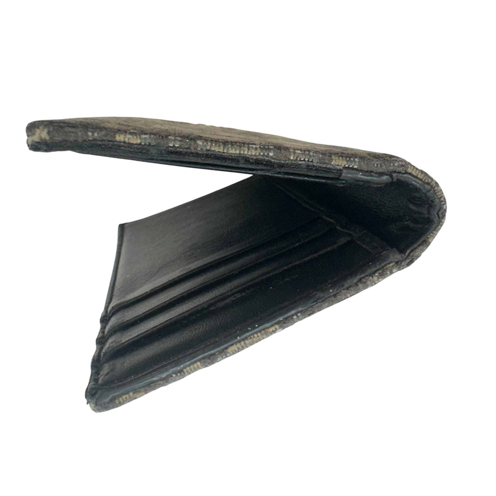 Men's Oblique Card Holder Beige