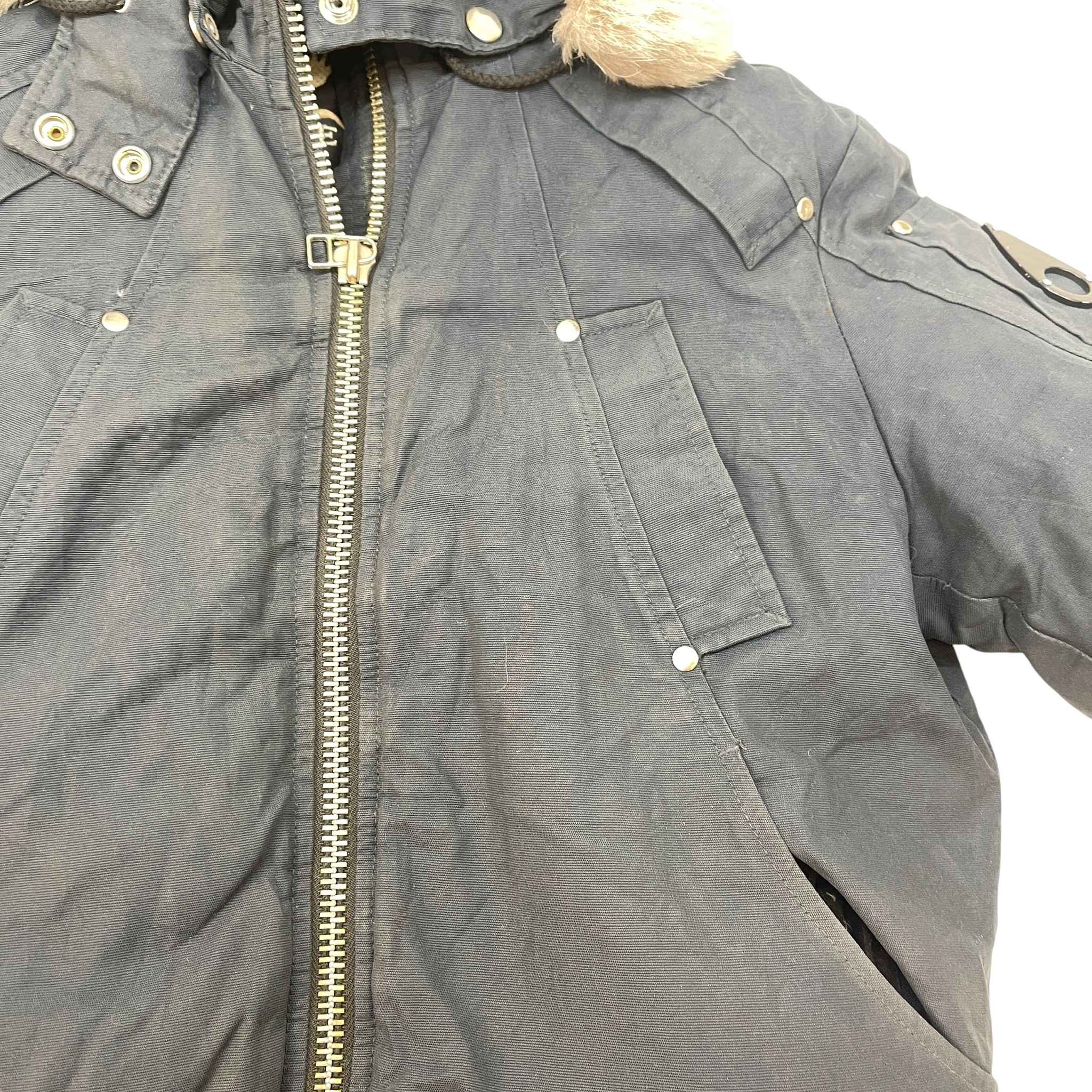 Women's Ballistic Bomber Down Jacket Blue Size M