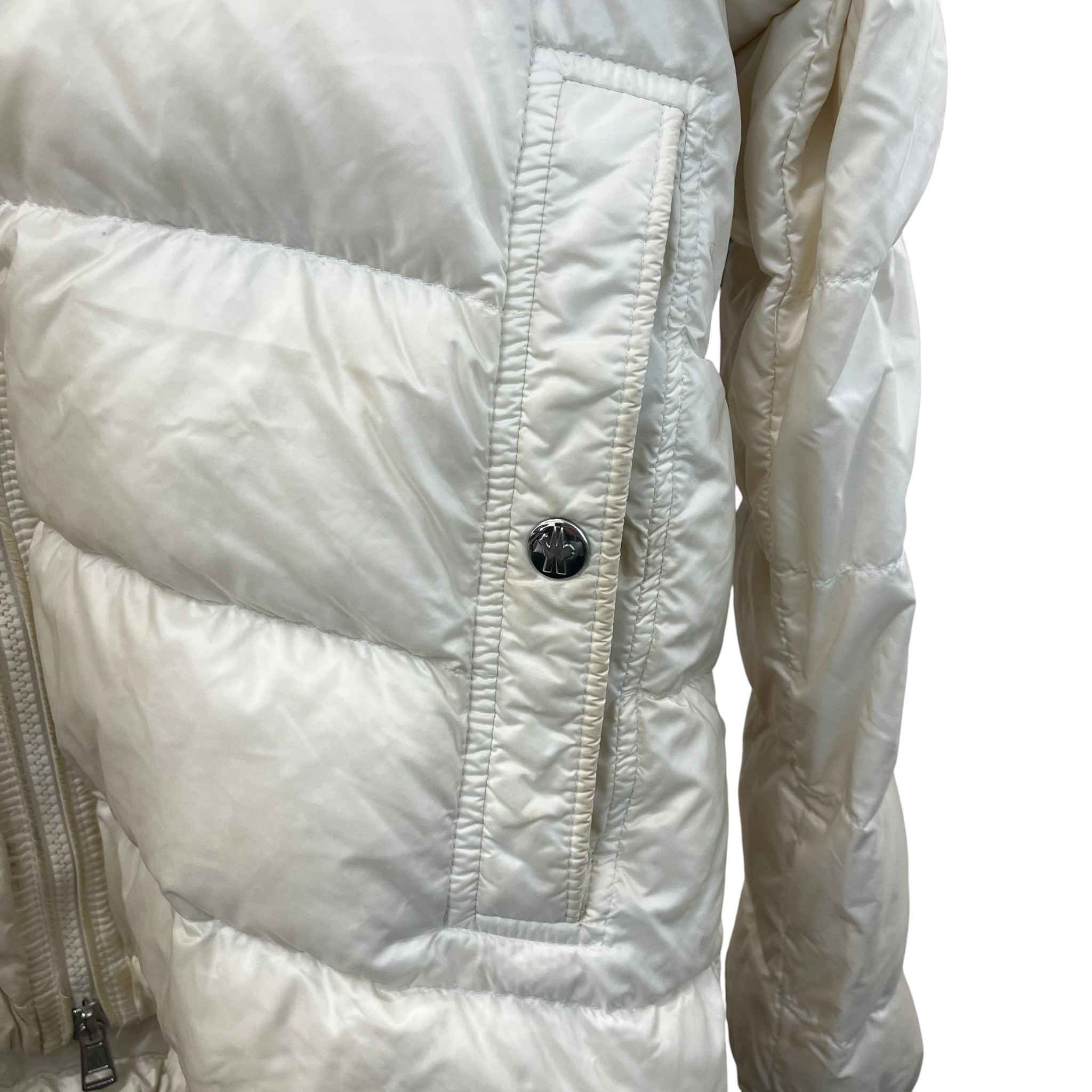 Men's Bramant Down Jacket White Size 2 / M