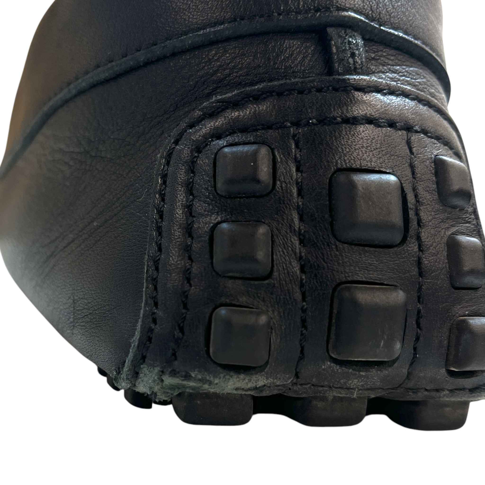 Men's Ayrton Webbing Trimmed Horsebit Driver Loafers Black Size EU 42.5 / UK 8.5