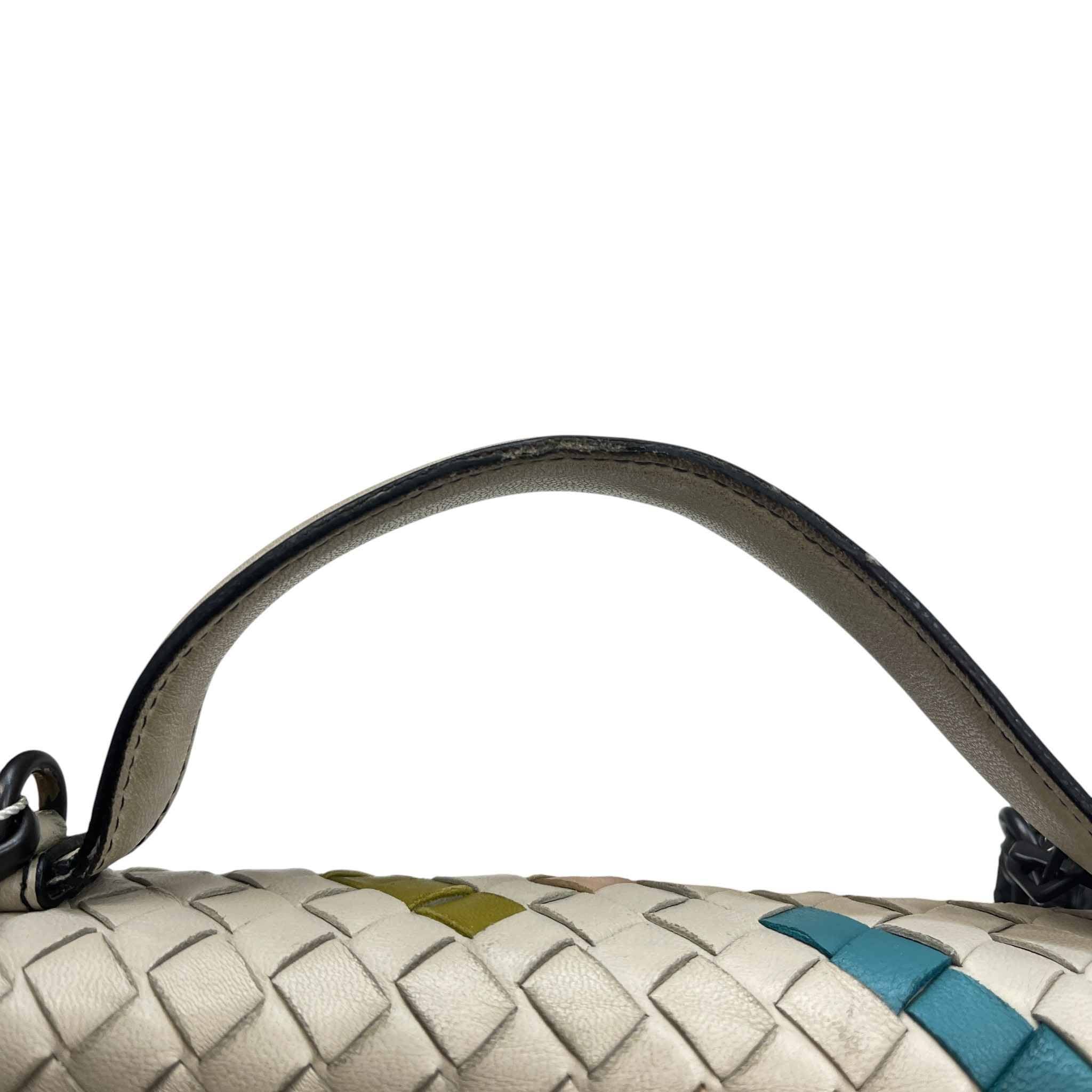 Women's Intrecciato Alumna Abstract Bag Beige