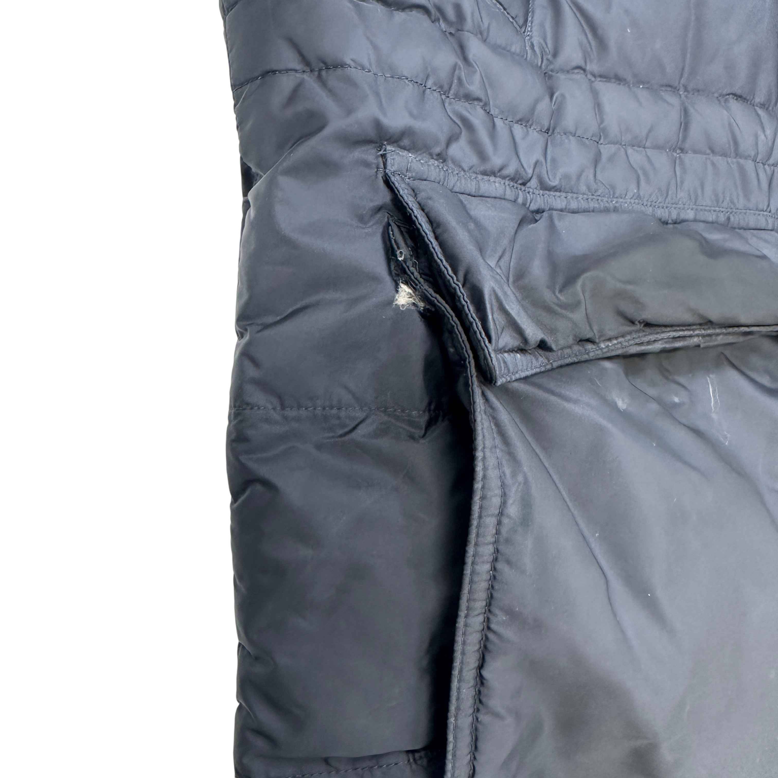 Men's Plaque Logo Down Jacket Navy Size IT 48 / M