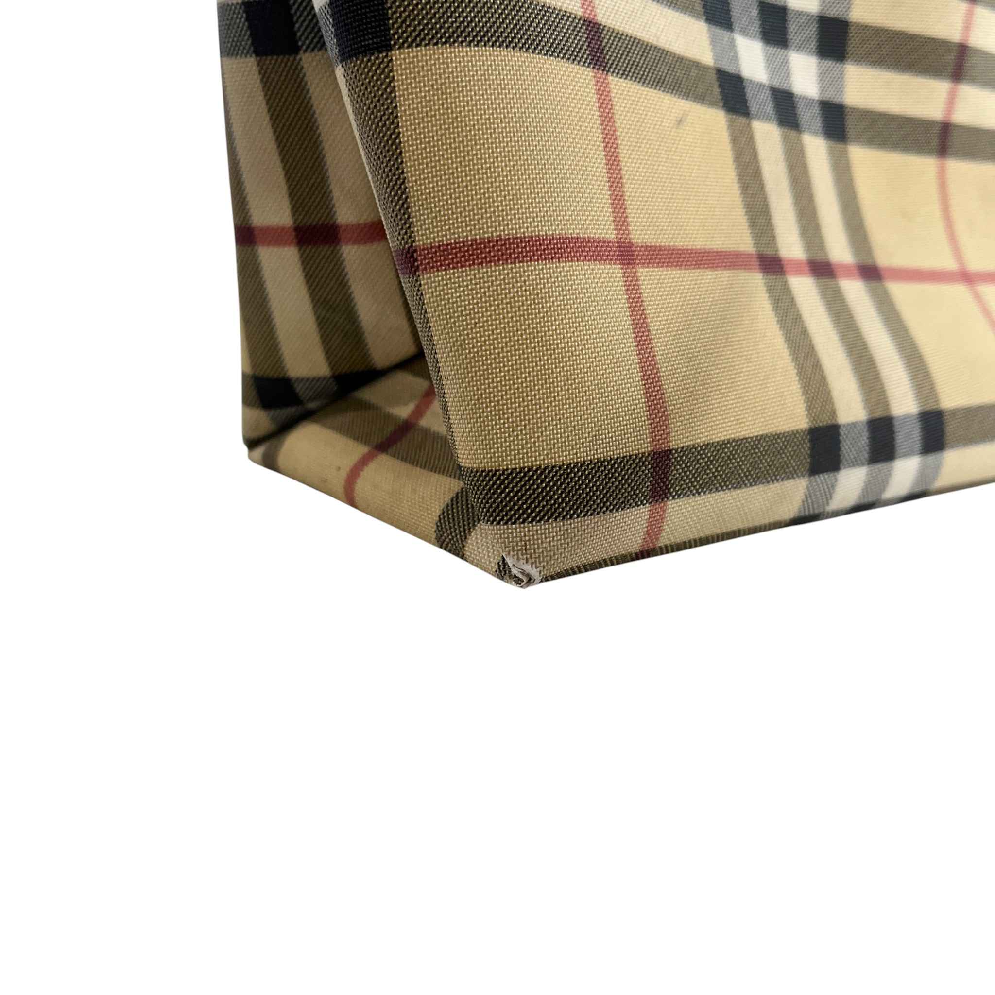 Women's Nova Check Pvc Tote Bag Beige