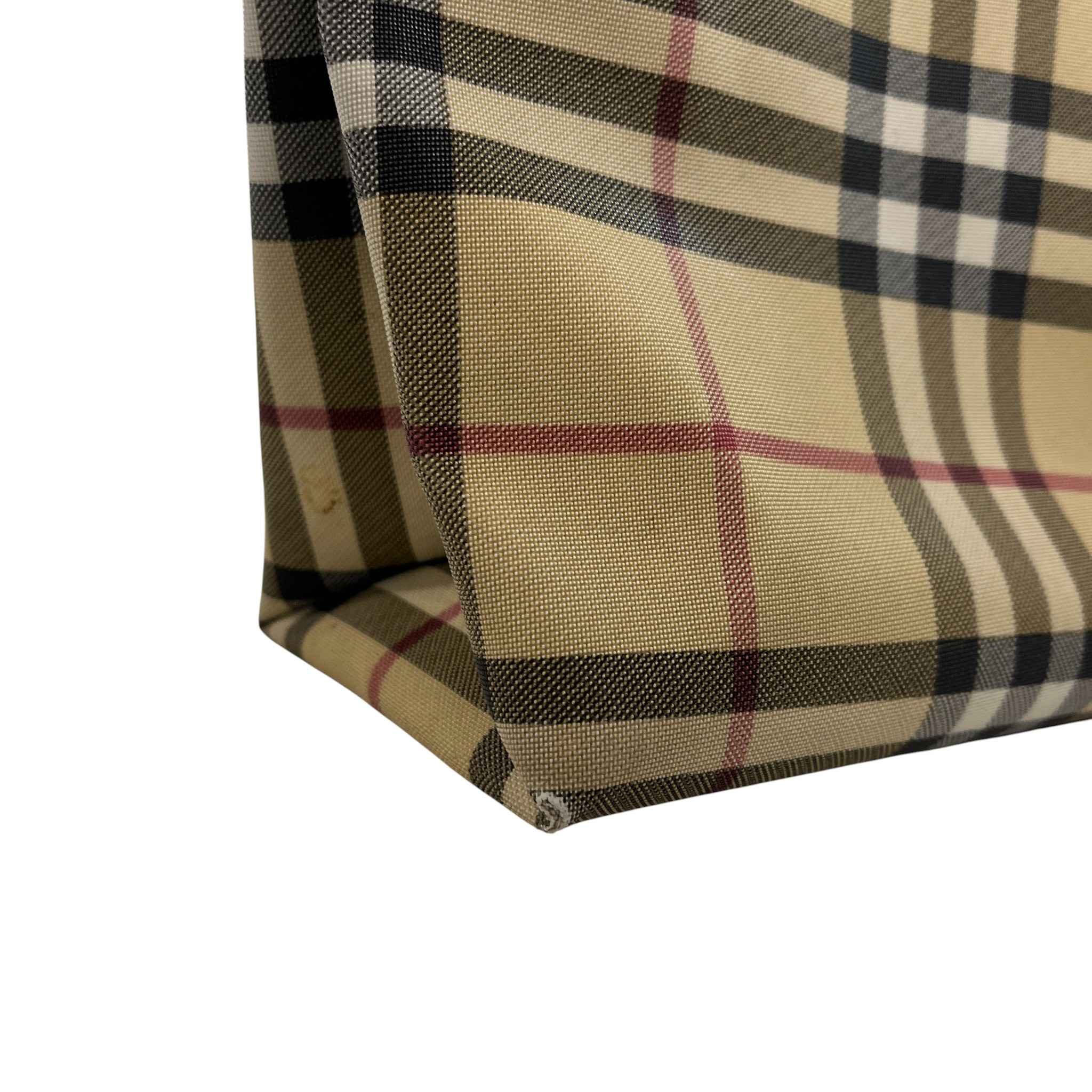 Women's Nova Check Pvc Tote Bag Beige