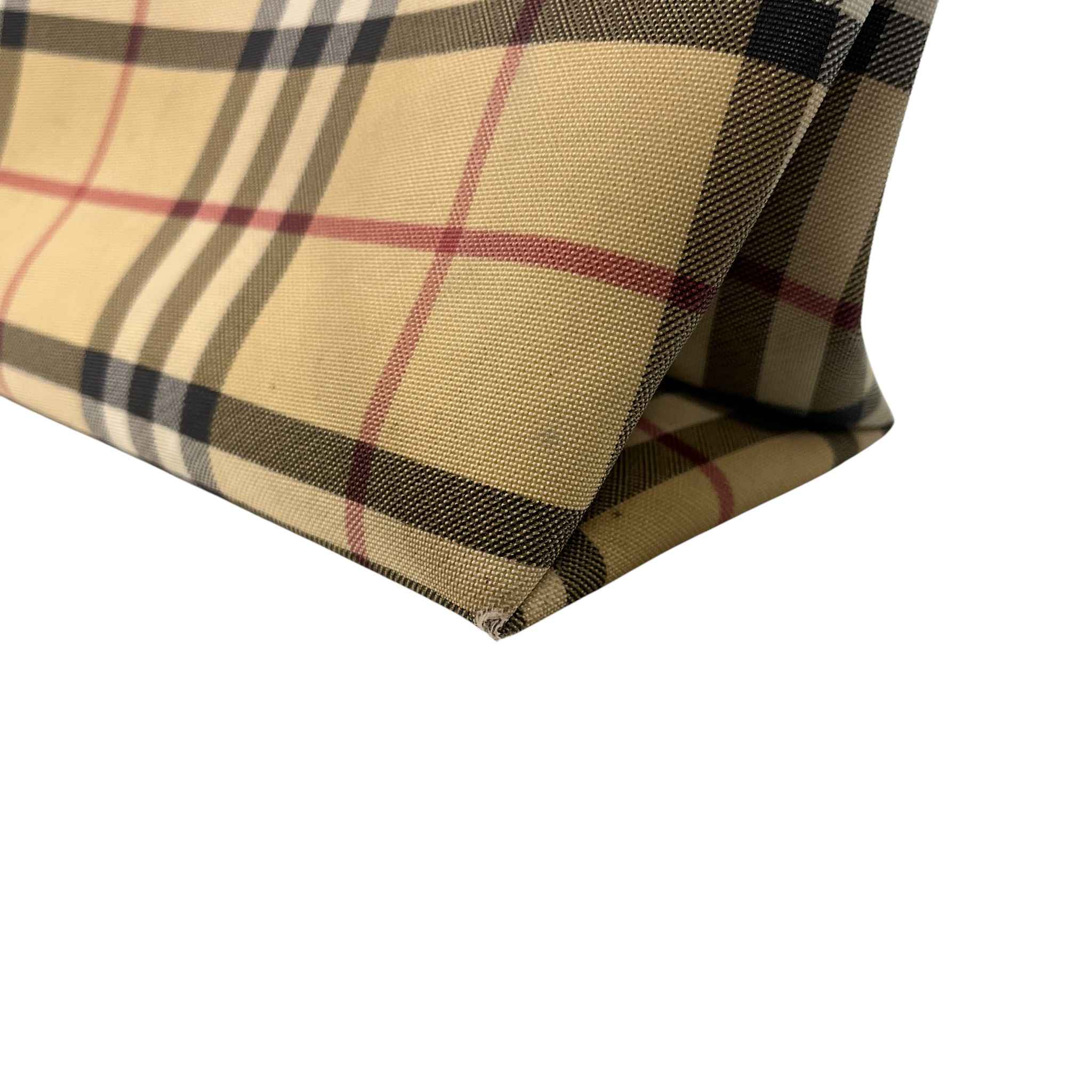 Women's Nova Check Pvc Tote Bag Beige