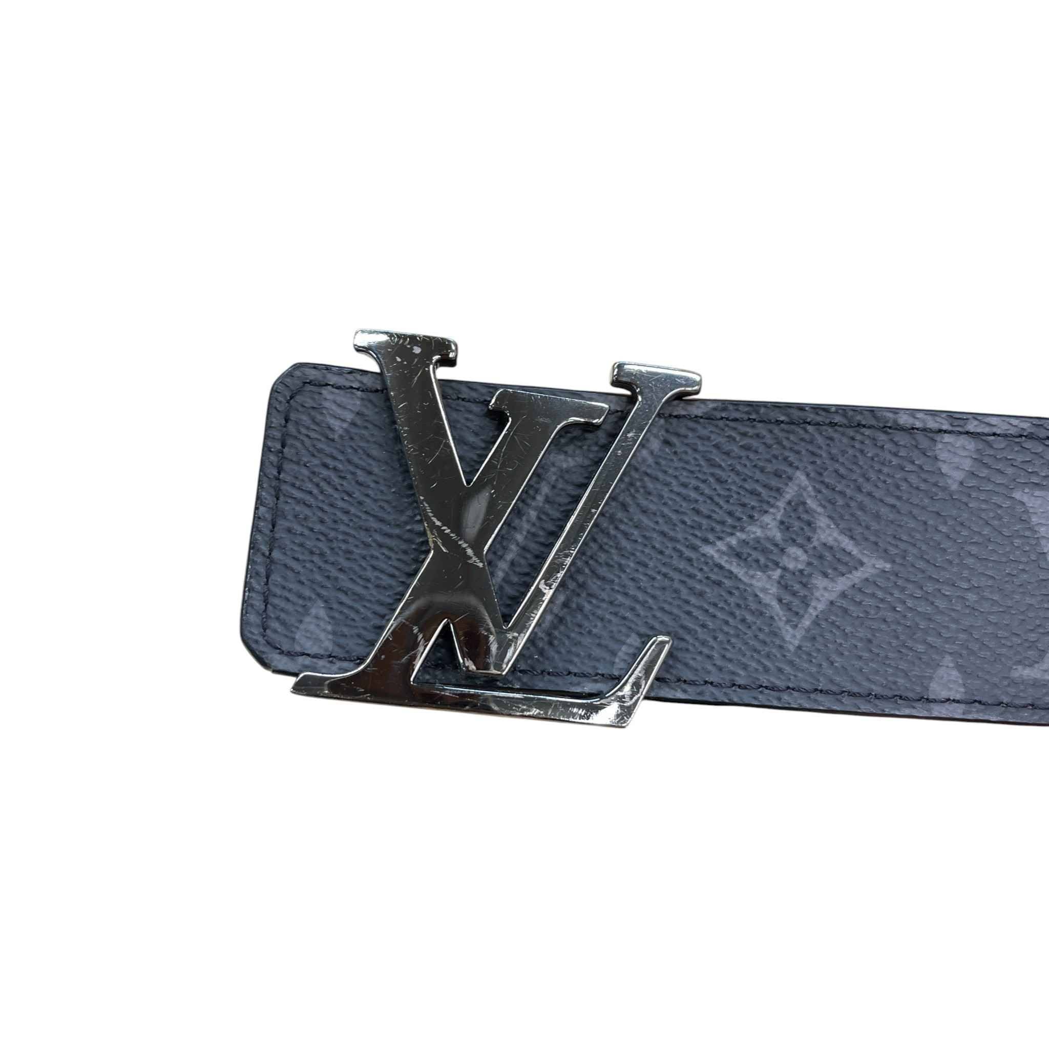 Men's Monogram Eclipse Reversible Belt Black Size Waist 28"