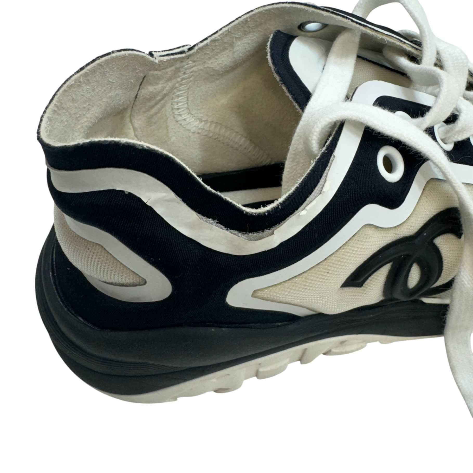 Women's Cc Logo Low Trainers Black Size EU 36 / UK 3