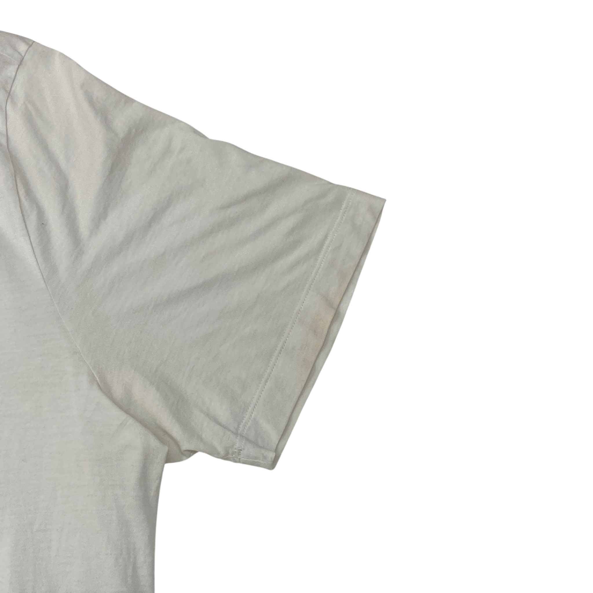 Men's Split Logo T-Shirt White Size XL