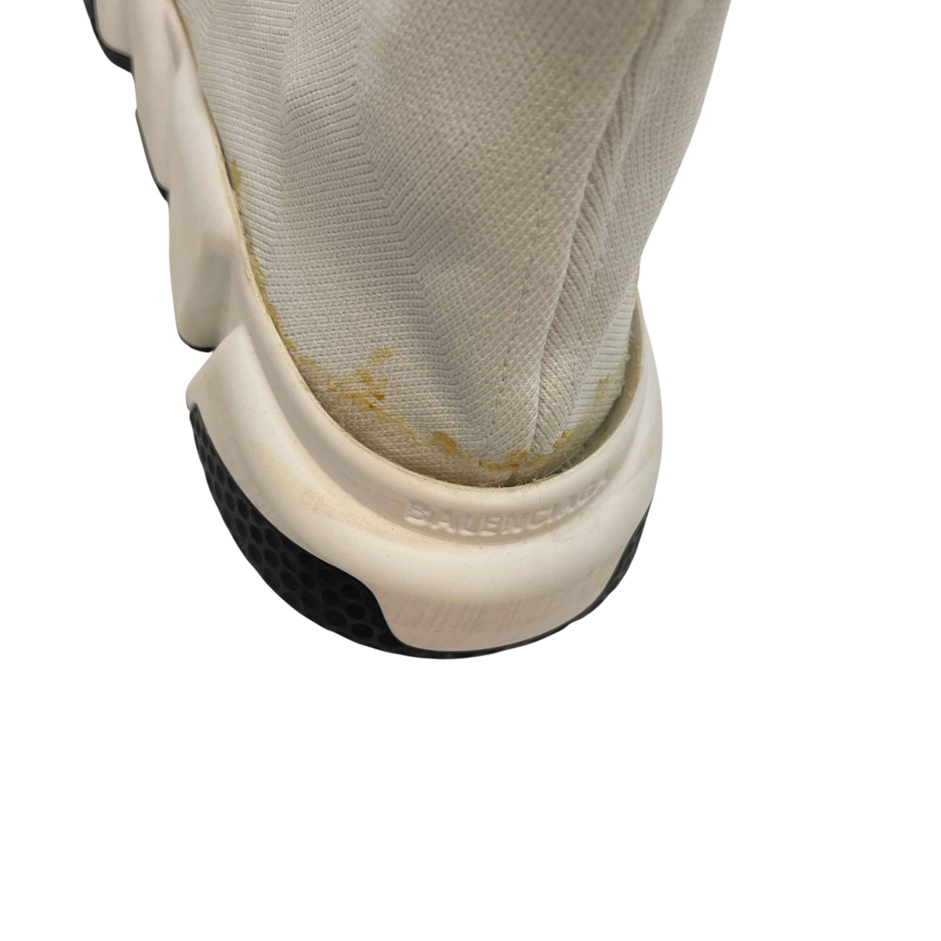 Men's Speed Sock High Trainers White Size EU 40 / UK 6