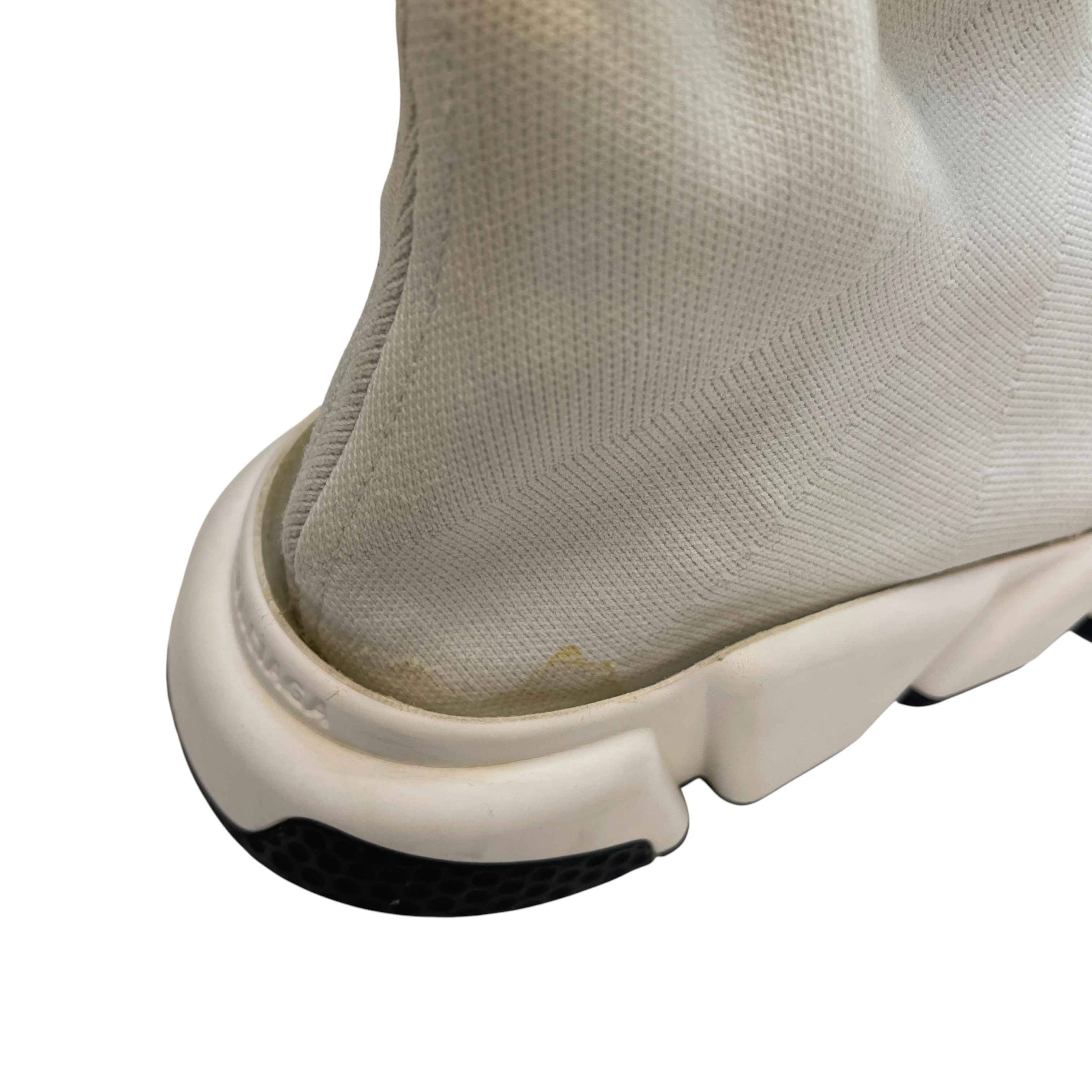 Men's Speed Sock High Trainers White Size EU 40 / UK 6