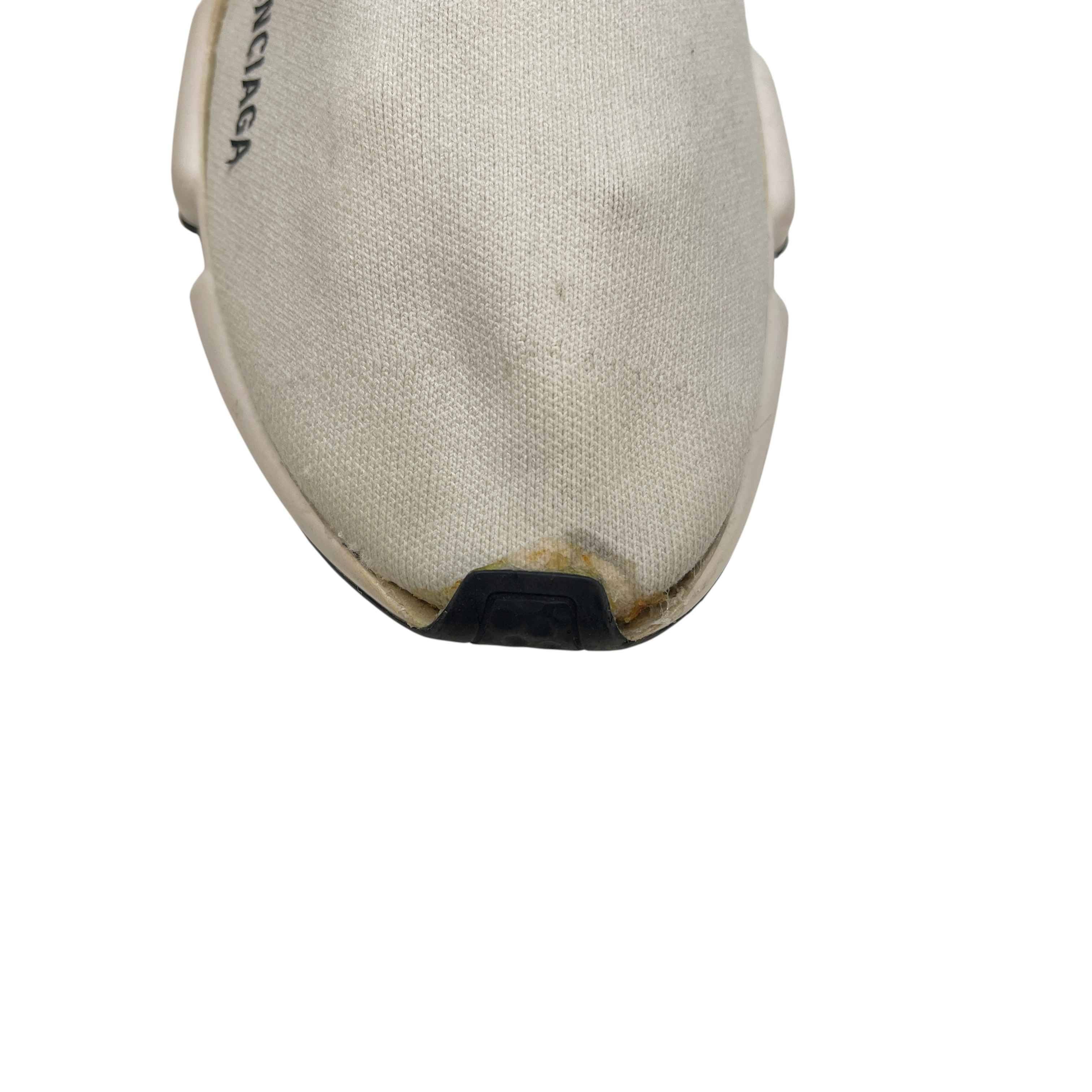 Men's Speed Sock High Trainers White Size EU 40 / UK 6
