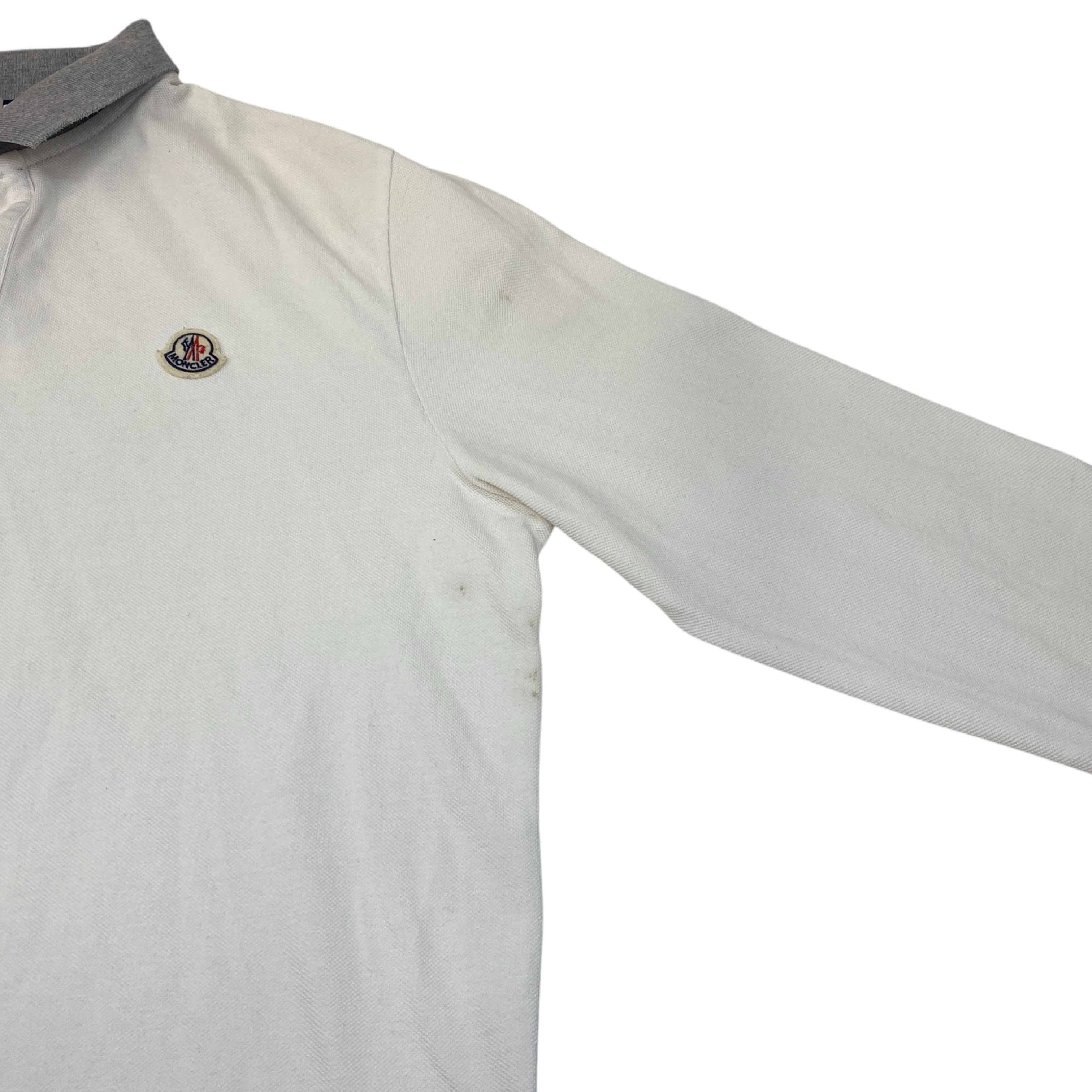 Men's Maglia Polo Shirt White Size L