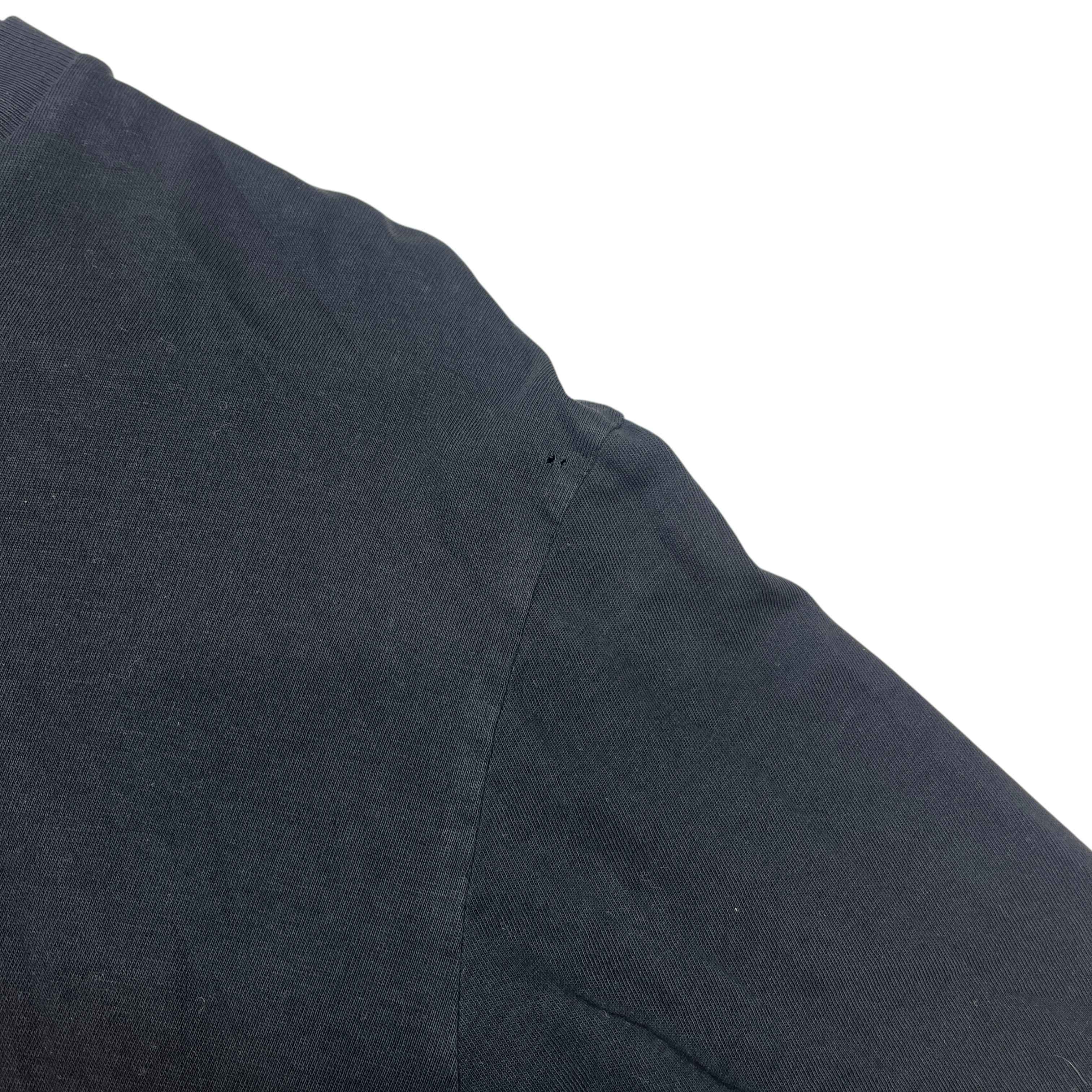 Men's Logo Print T-Shirt Black Size M