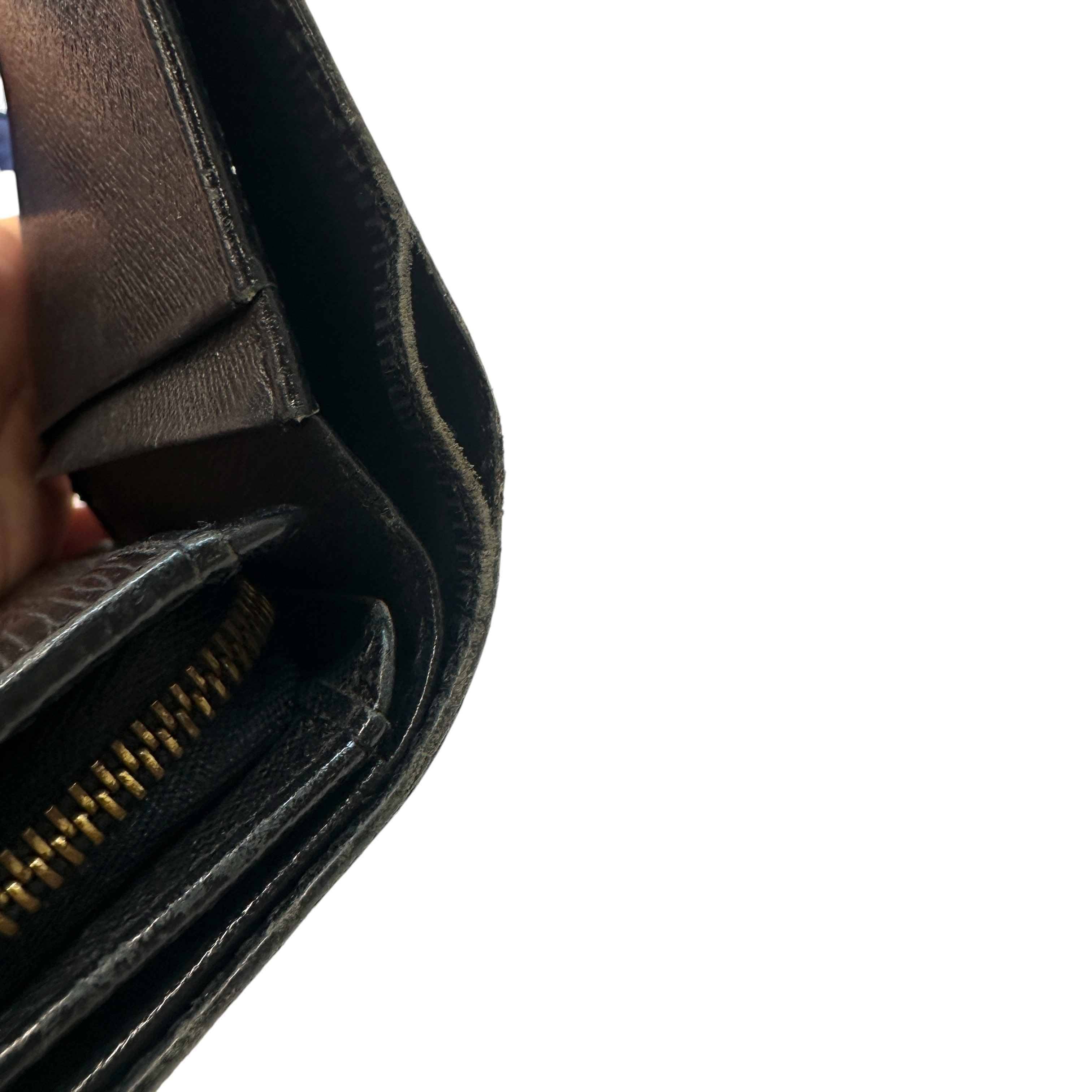 Women's Epi Logo Embossed Purse Black