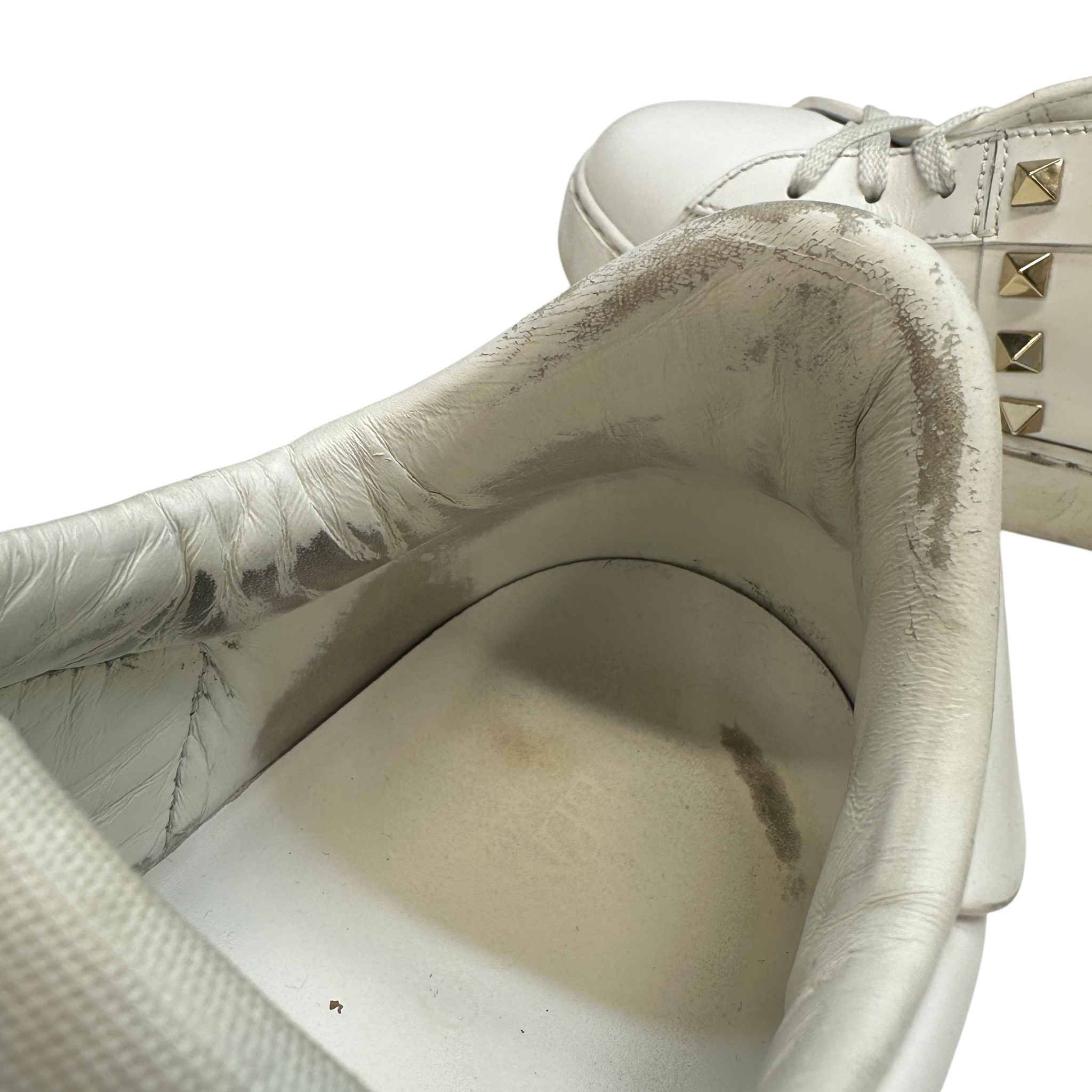 Men's Open Rockstud Low Trainers White Size EU 41 / UK 7