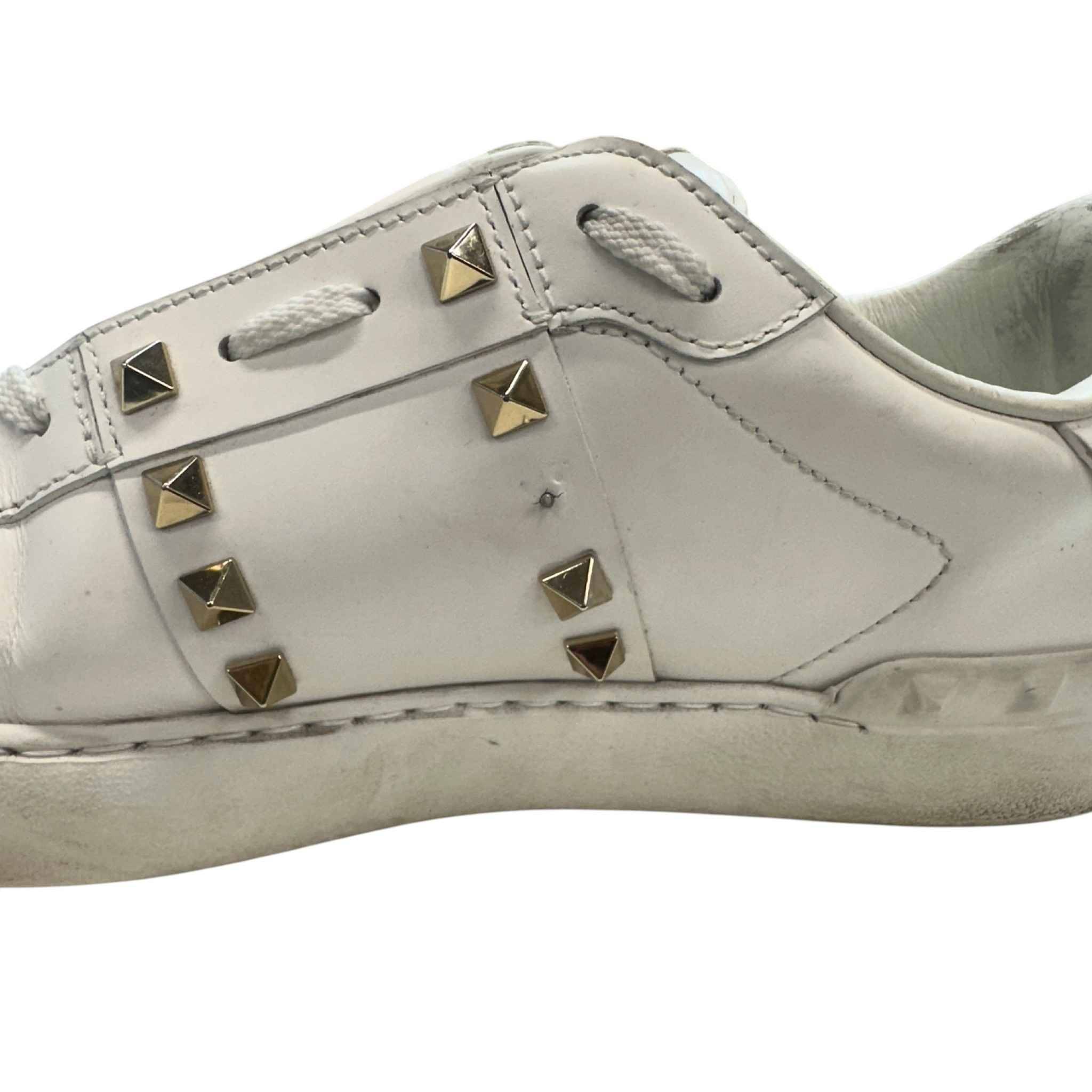 Men's Open Rockstud Low Trainers White Size EU 41 / UK 7