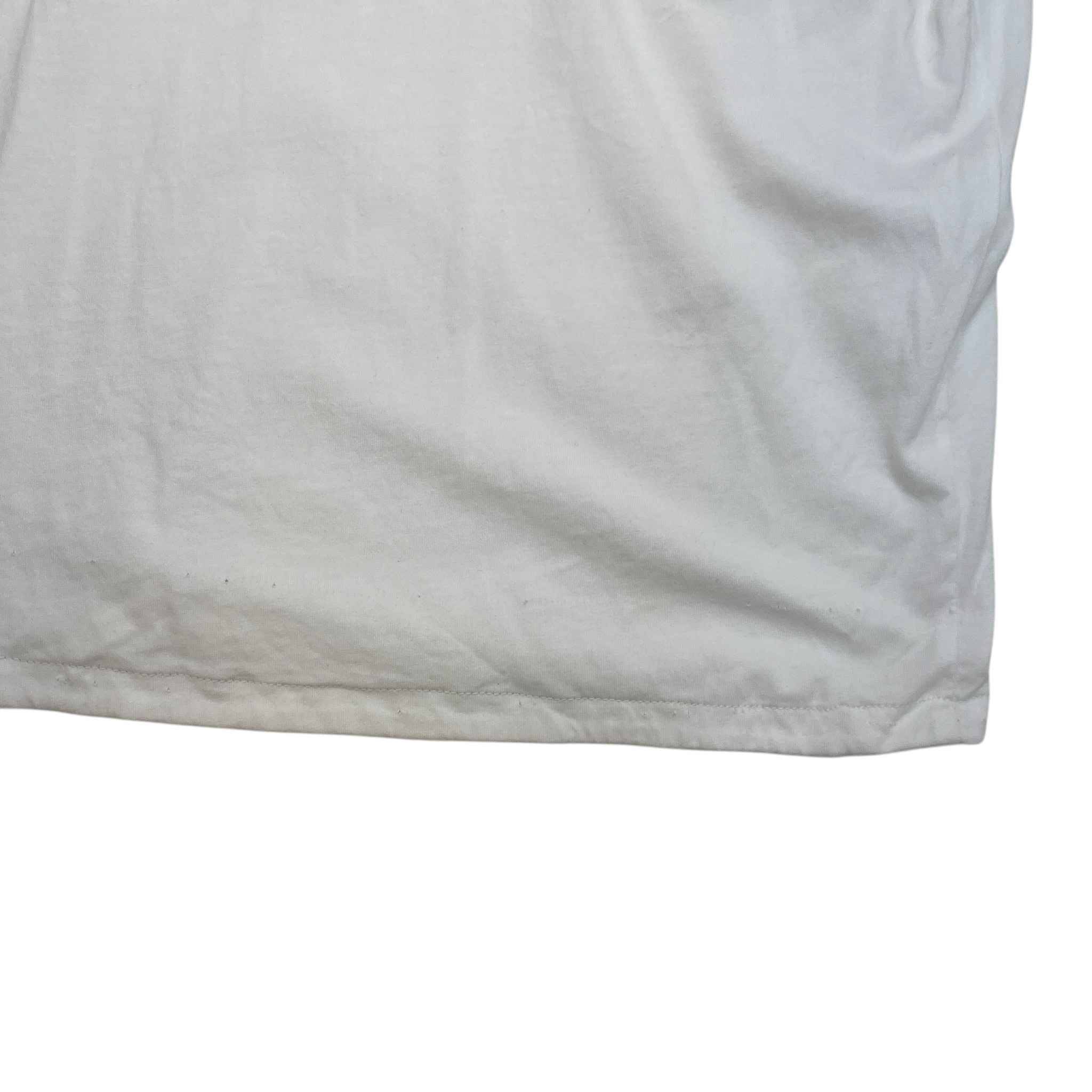 Men's Logo Print T-Shirt White Size S