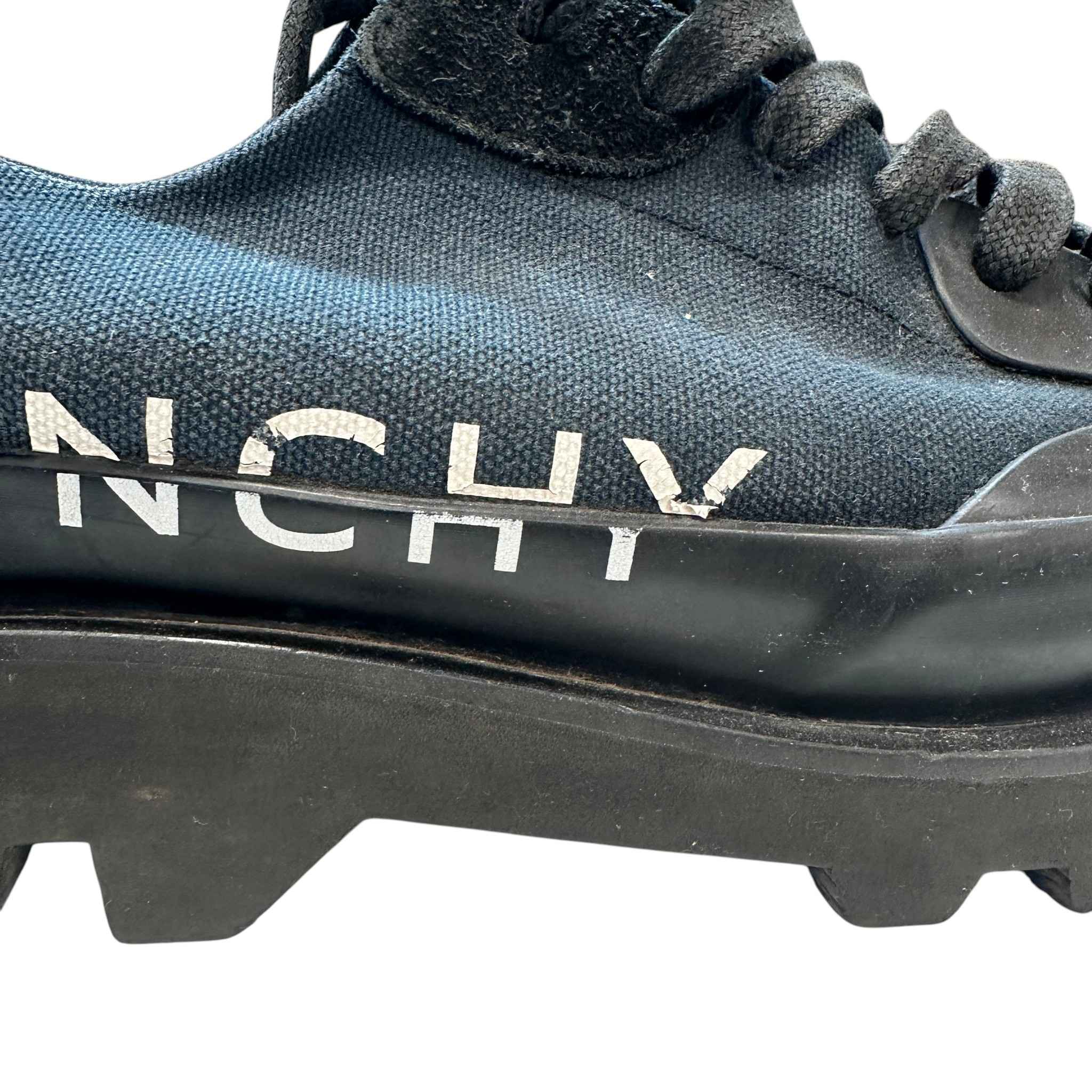 Men's Logo Print Clapham Low Trainers Navy Size EU 43 / UK 9