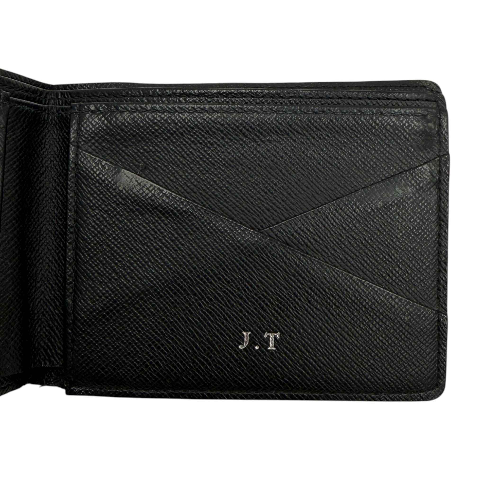 Men's Damier Graphite Slender Wallet Black