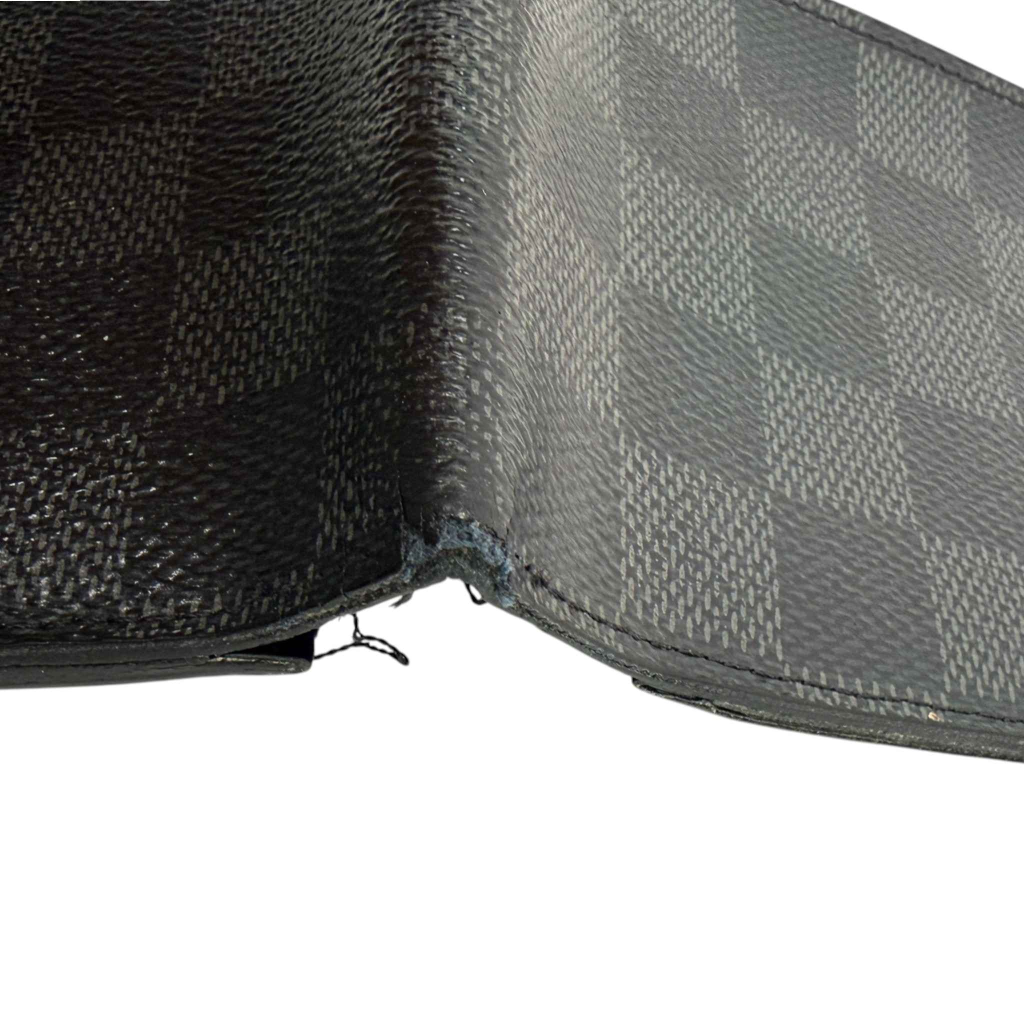 Men's Damier Graphite Slender Wallet Black