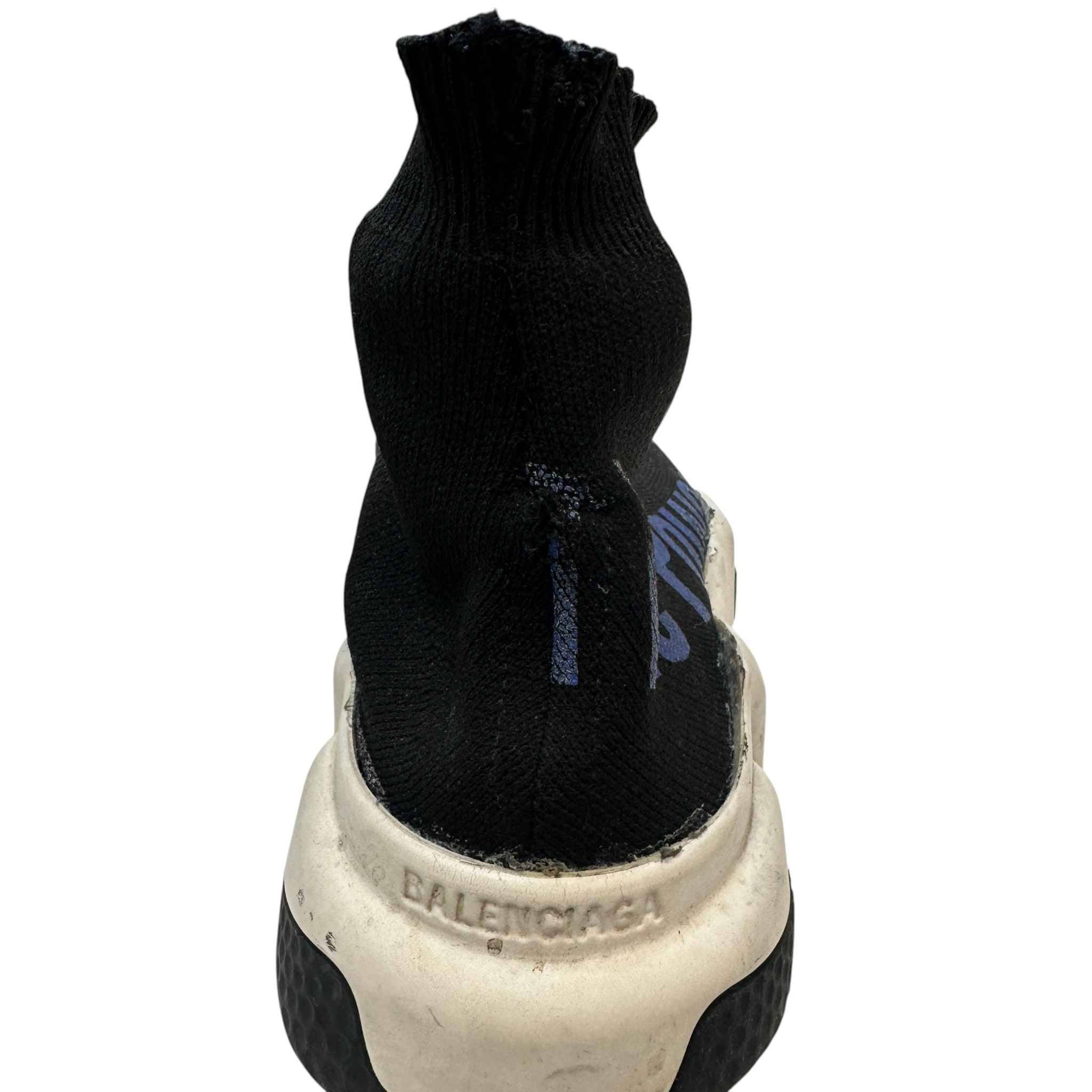 Men's Speed Sock High Trainers Black Size EU 40 / UK 6