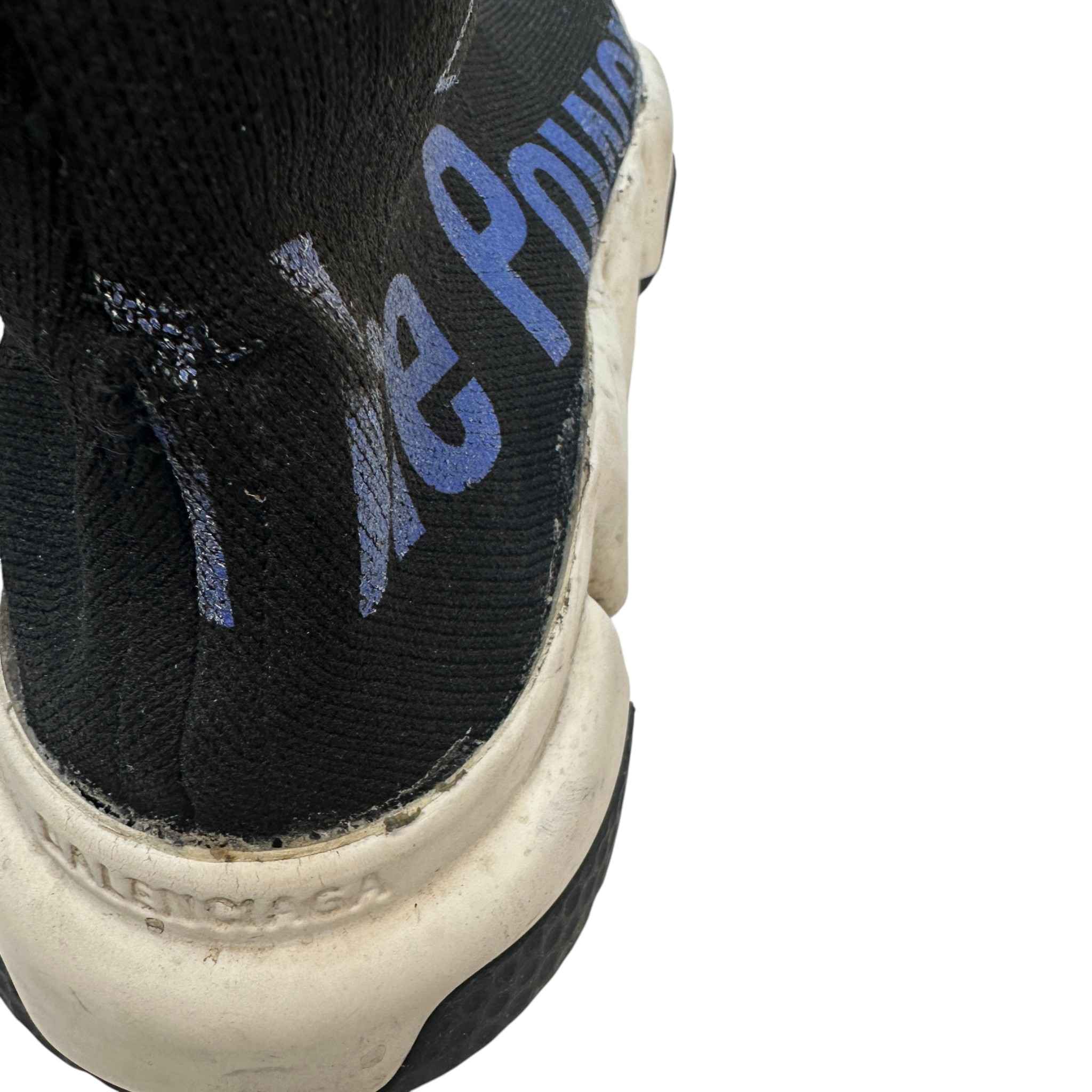 Men's Speed Sock High Trainers Black Size EU 40 / UK 6