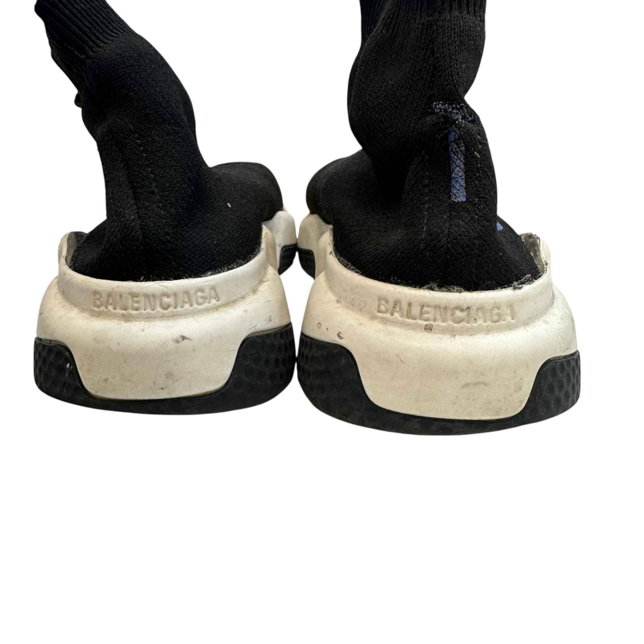 Men's Speed Sock High Trainers Black Size EU 40 / UK 6