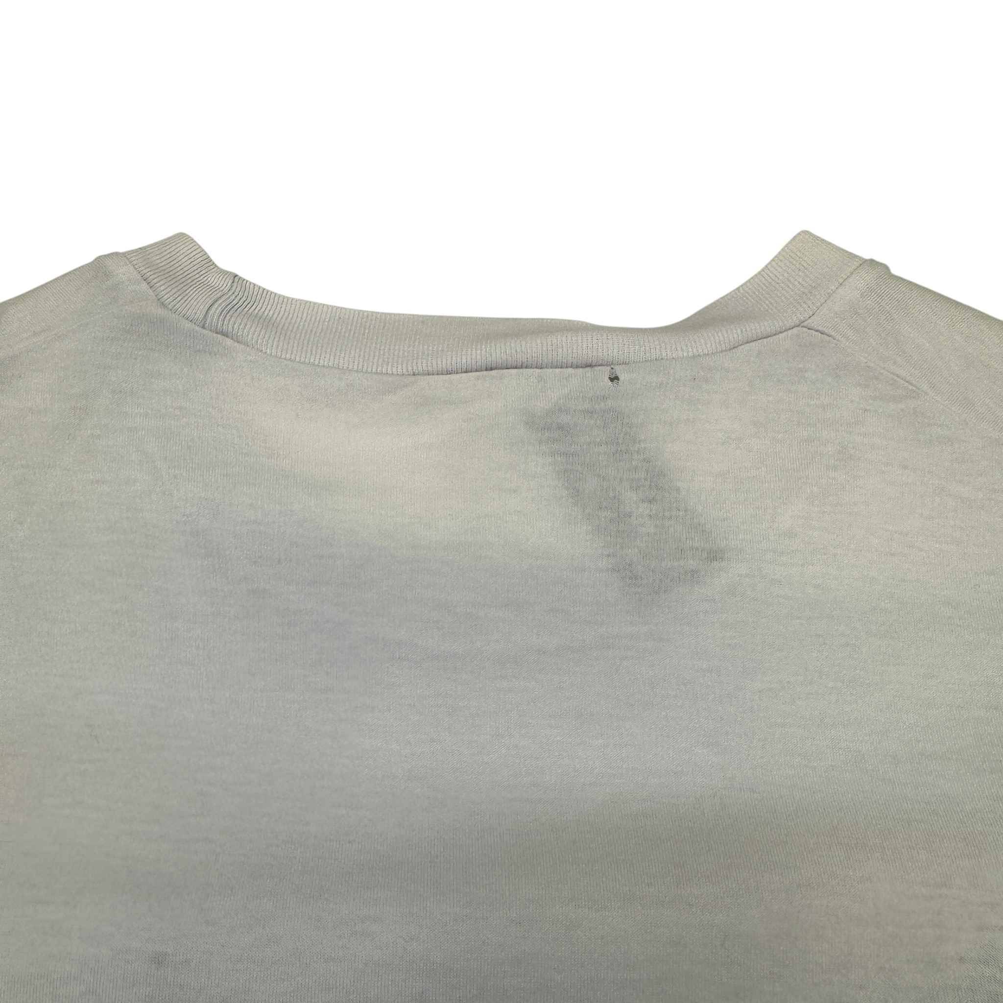 Men's Embossed Logo T-Shirt White Size M