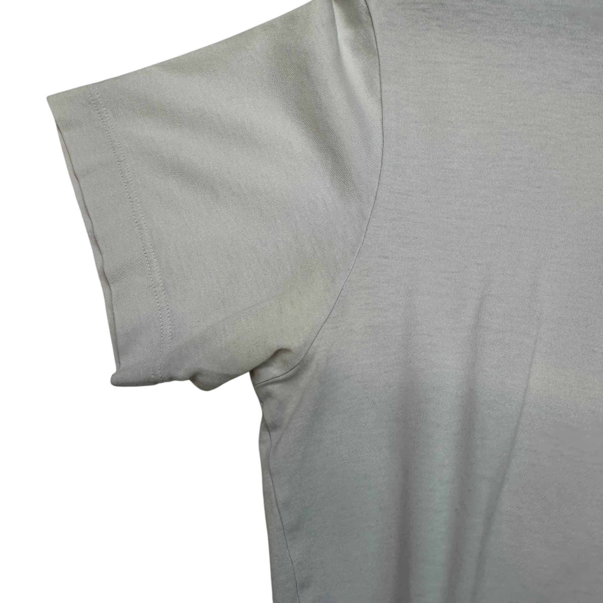 Men's Embossed Logo T-Shirt White Size M