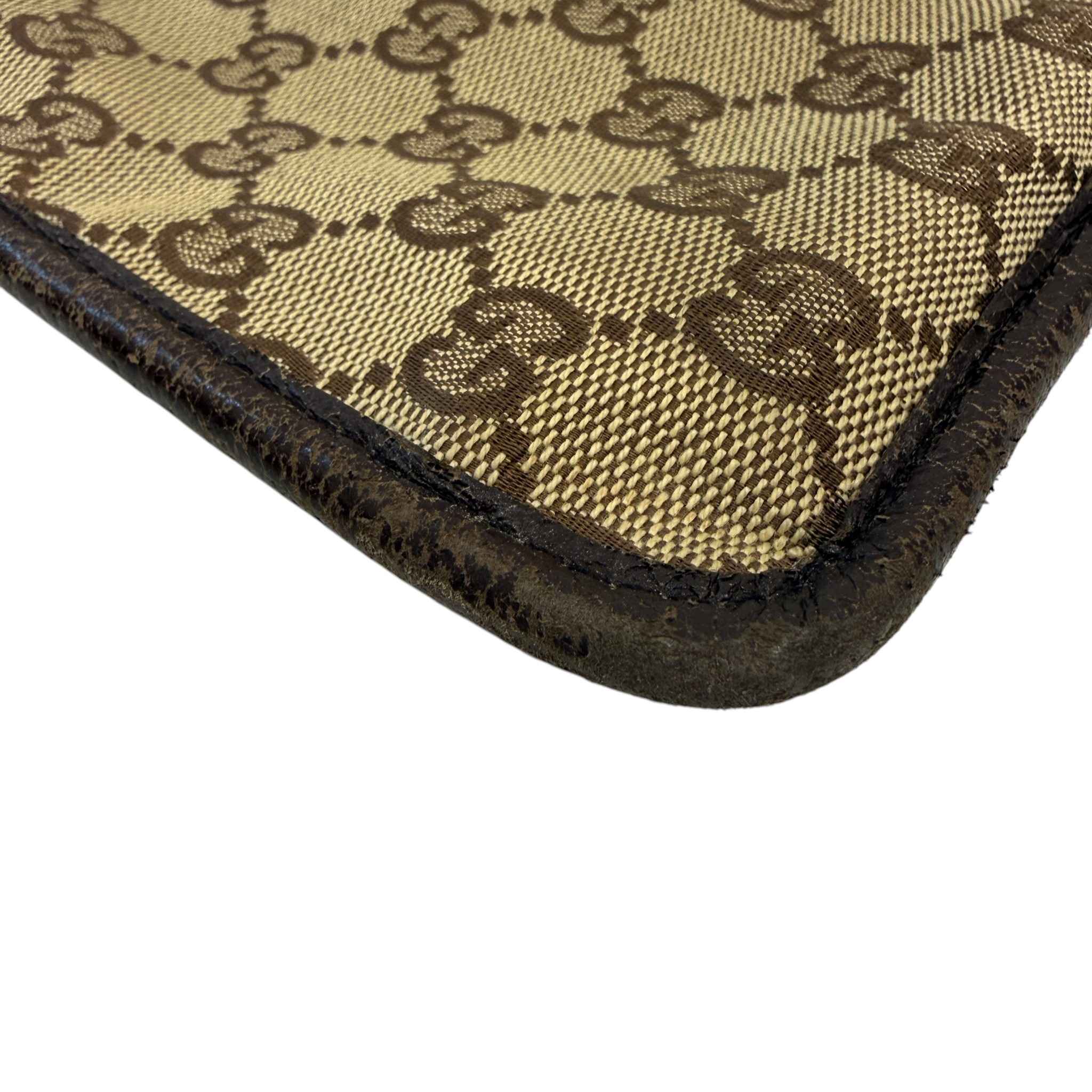 Men's Gg Supreme Crossbody Bag Brown
