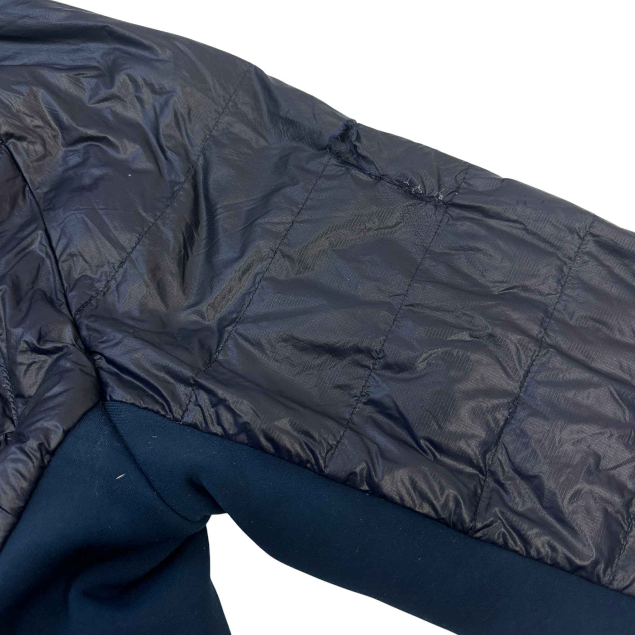 Men's Hybridge Lite Hoody Down Jacket Navy Size L