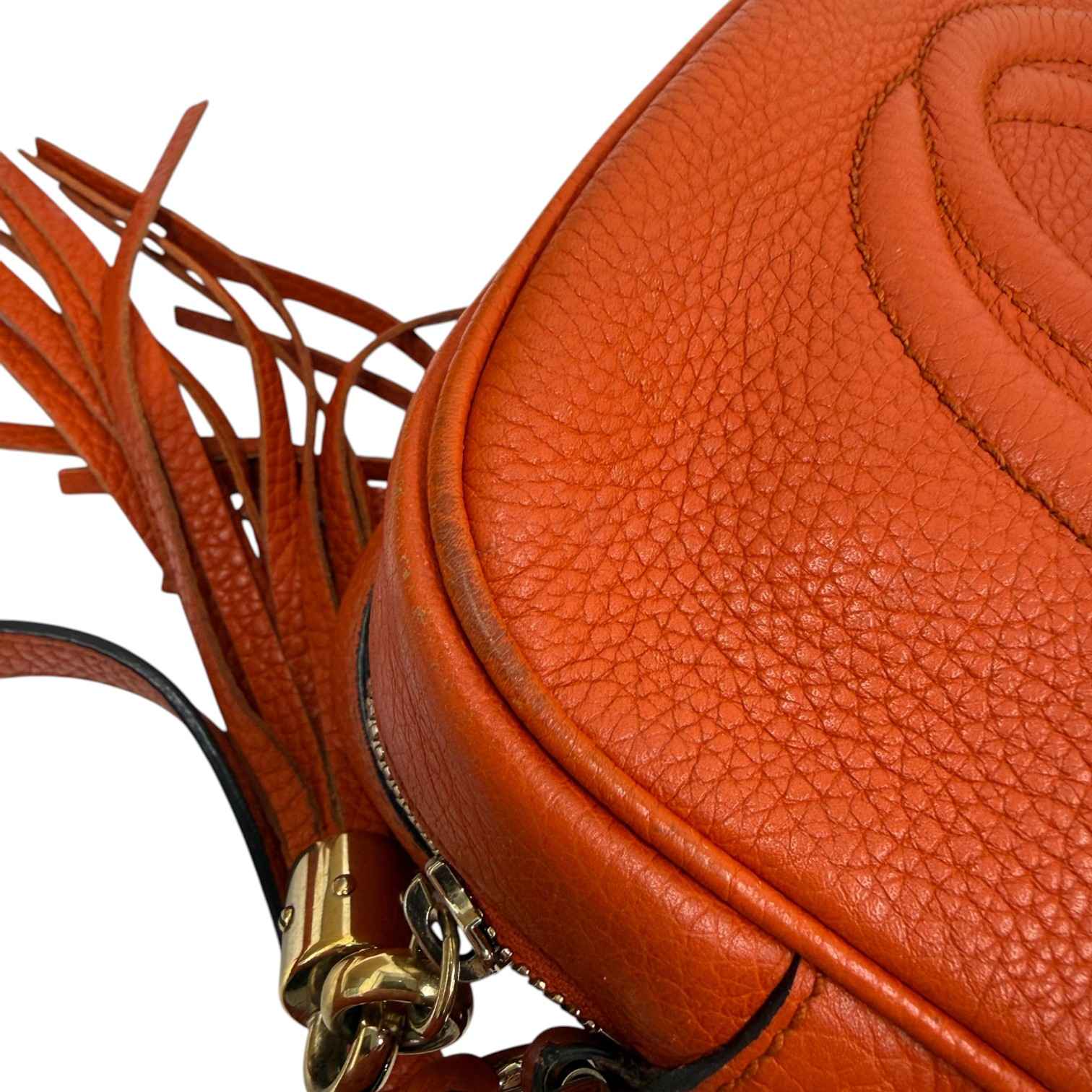 Women's Small Soho Disco Cross Body Bag Orange