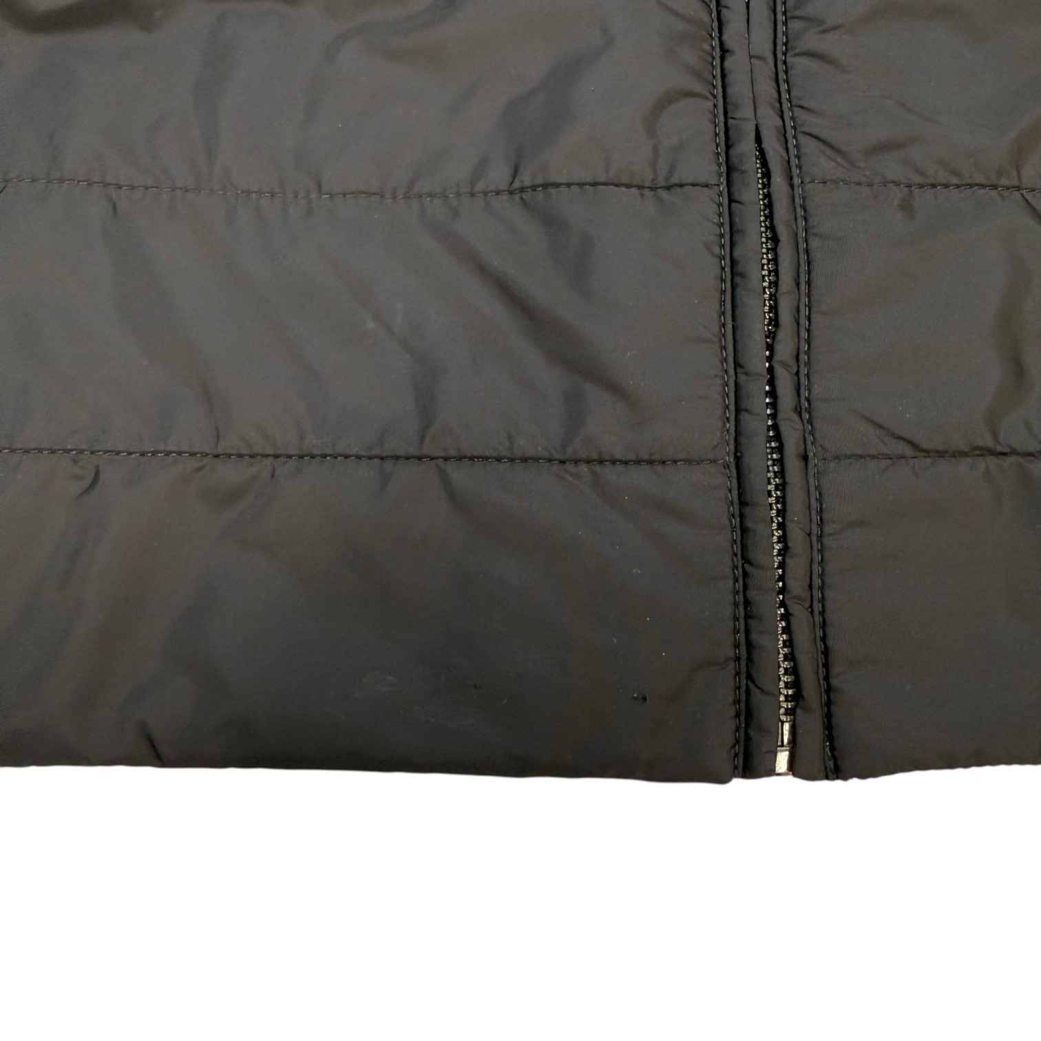 Men's Plaque Logo Jacket Grey Size M