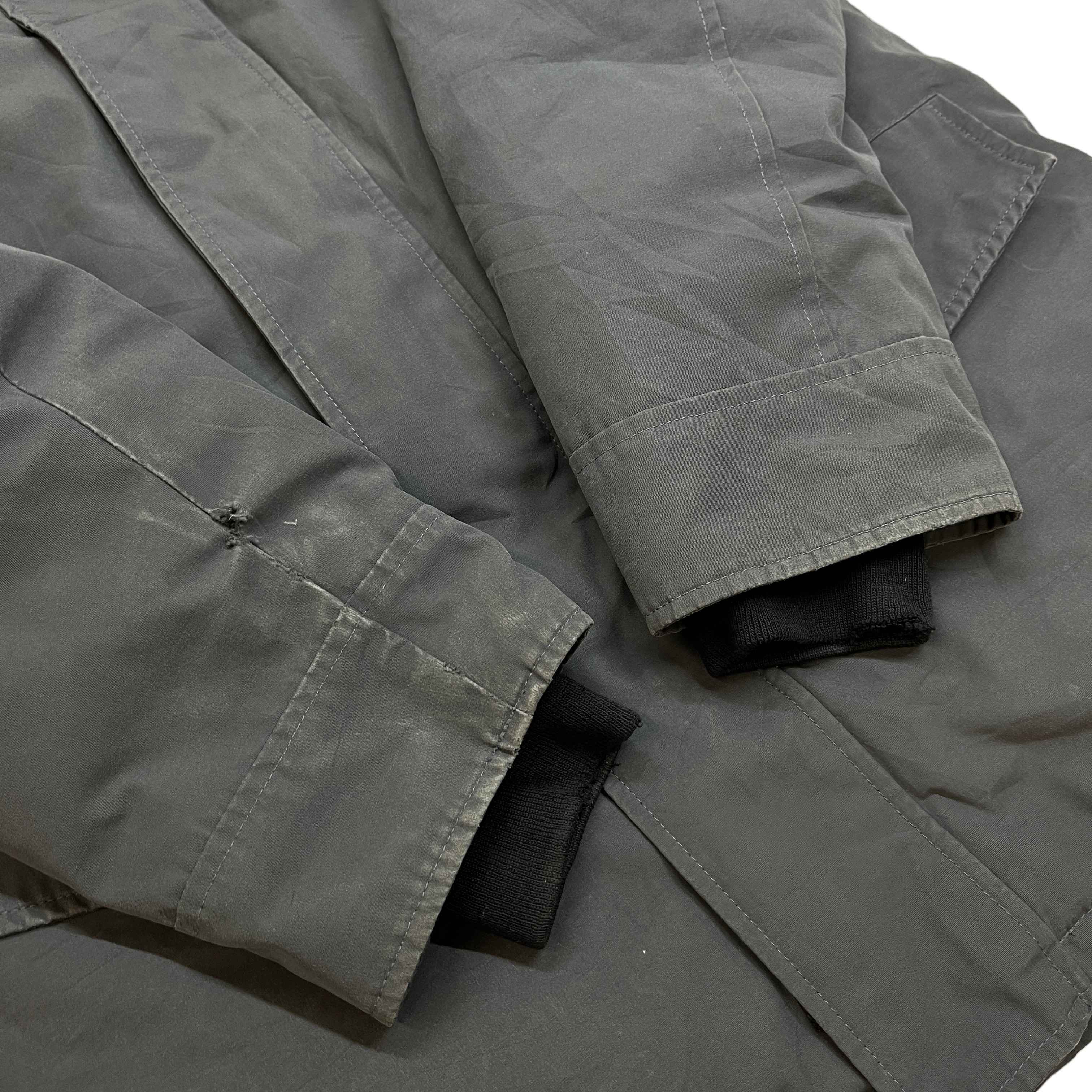 Men's Langford Parka Down Jacket Grey Size M