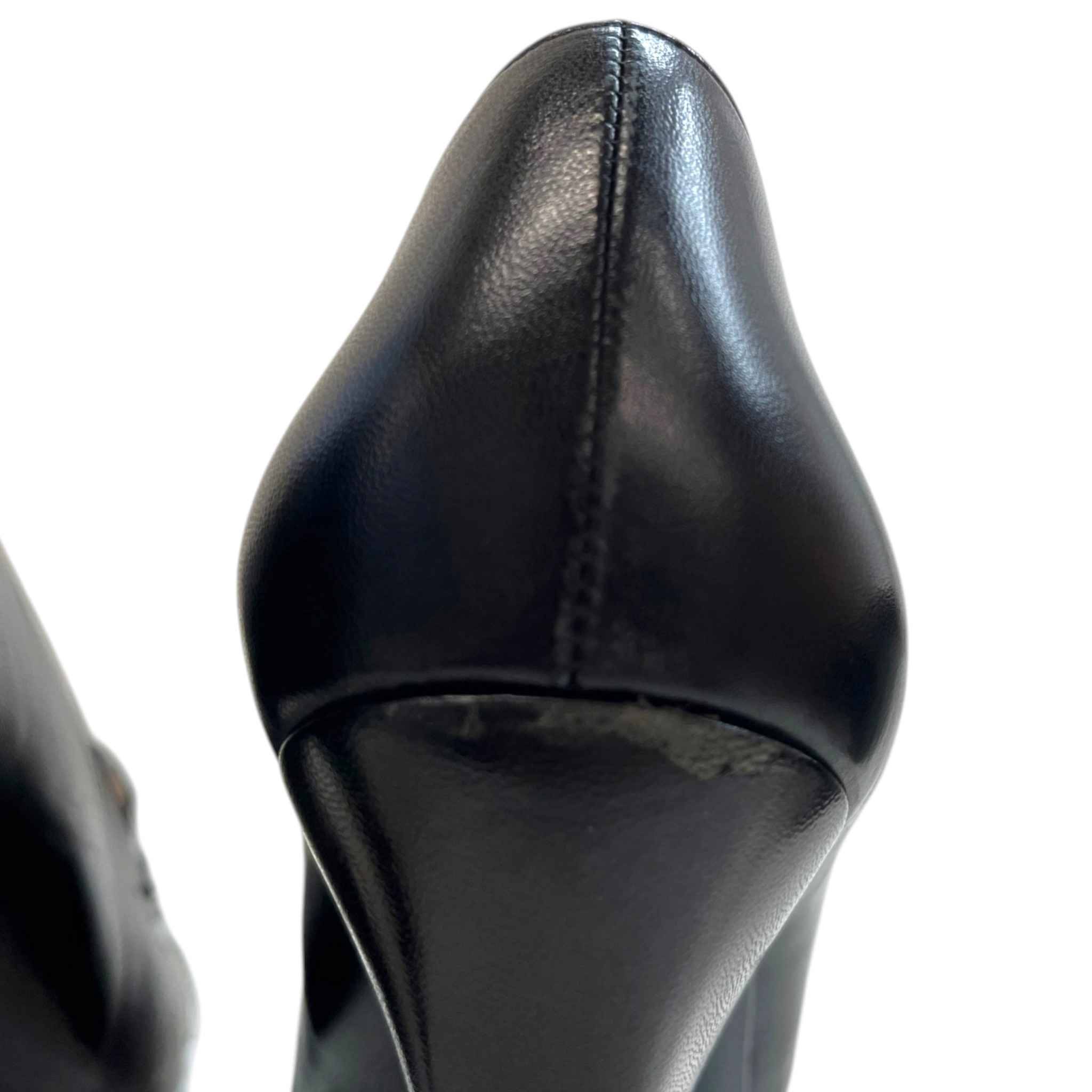 Women's Bow Detail Heels Black Size EU 38 / UK 5