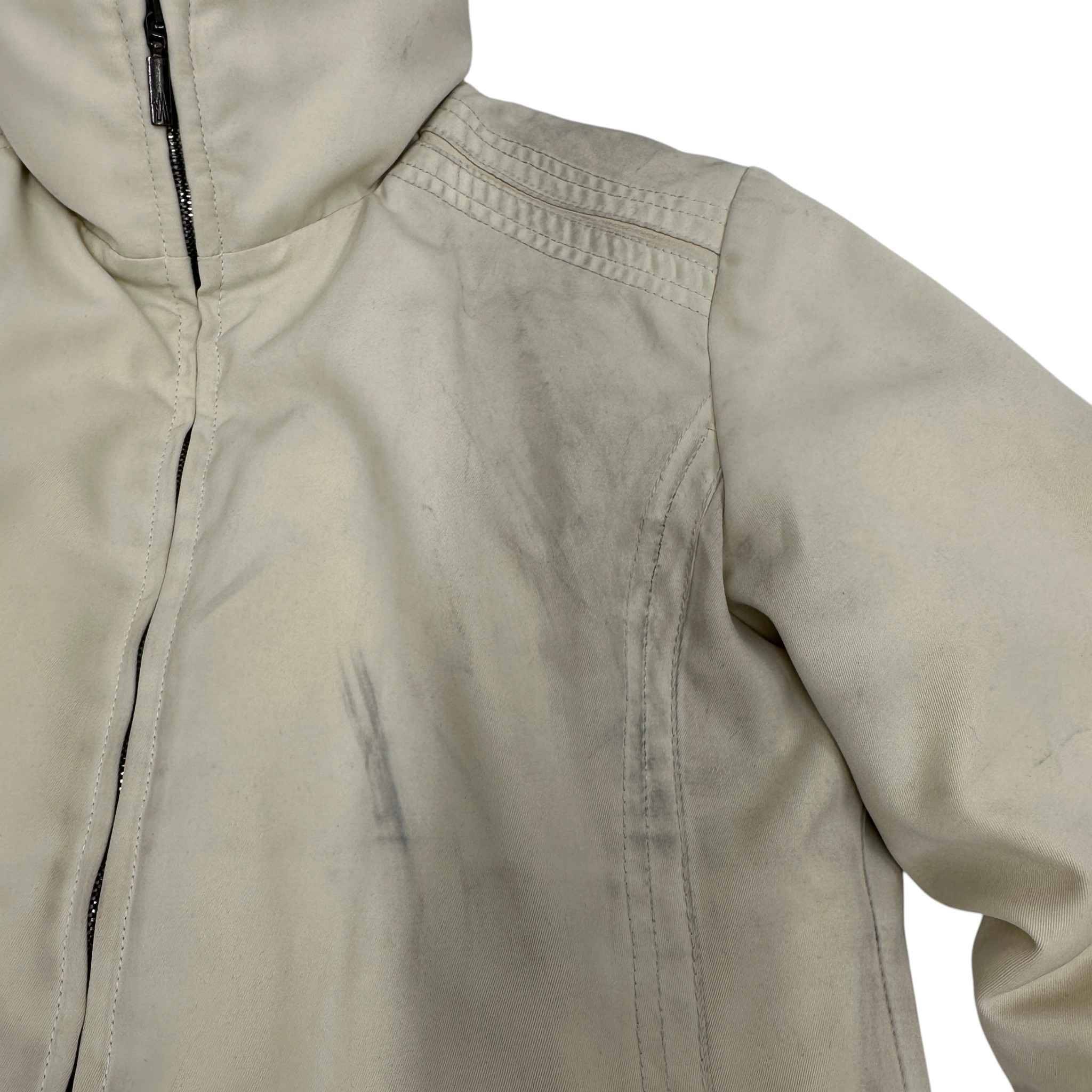 Women's Ski Down Jacket Beige Size 2 / UK 12